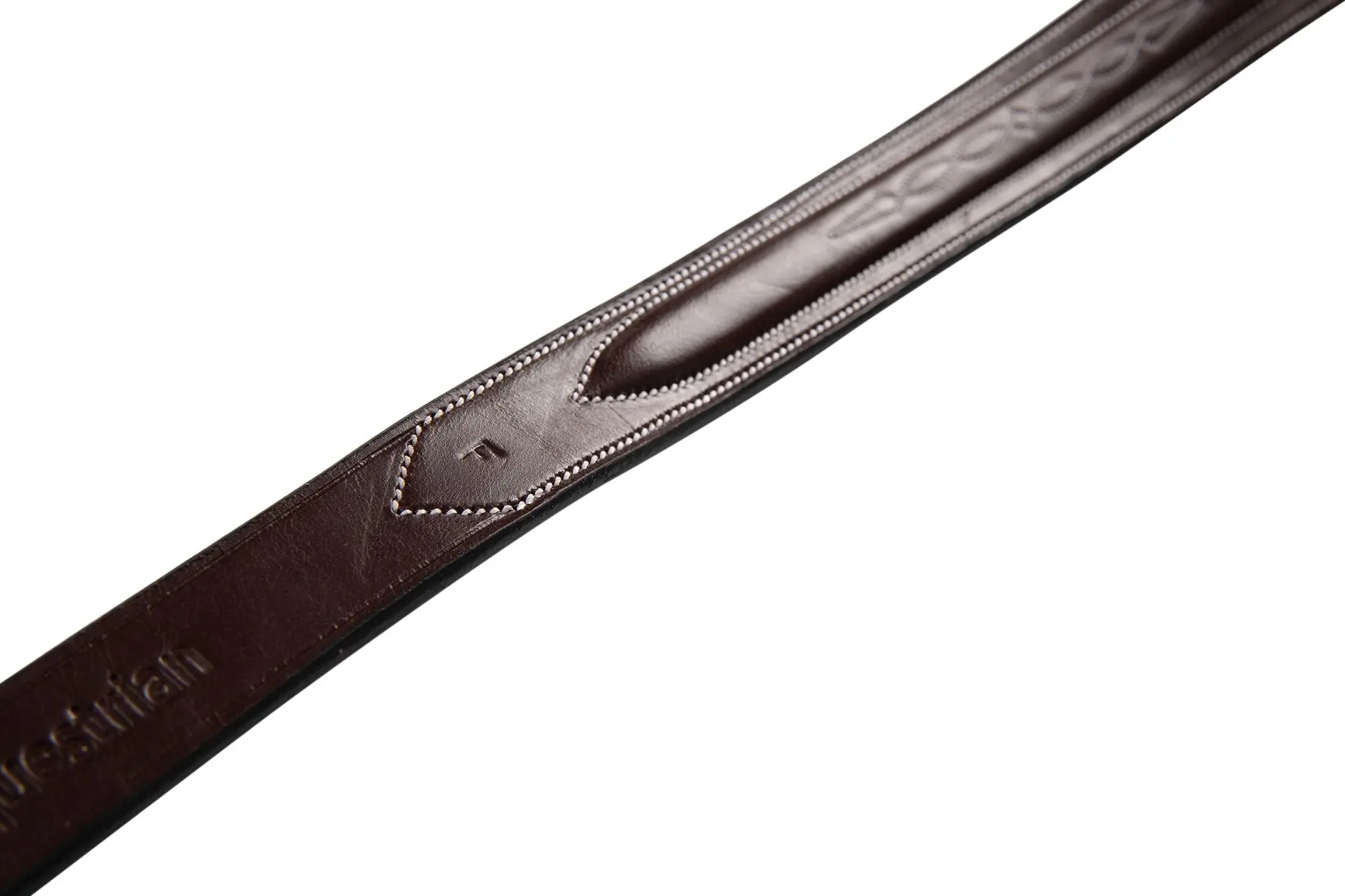 Huntley Equestrian Sedgwick Fancy Stitched Running Martingale, Cob size - Image 3