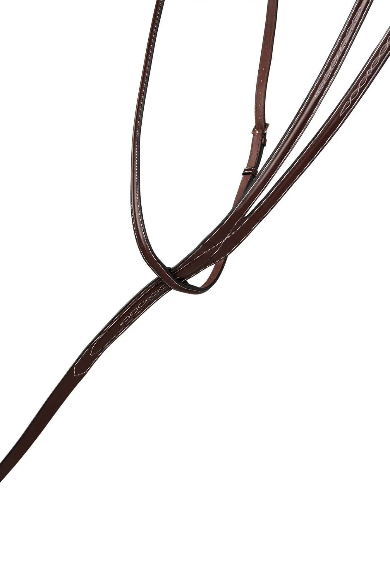 Huntley Equestrian Sedgwick Fancy Stitched Running Martingale, Cob size - Image 8