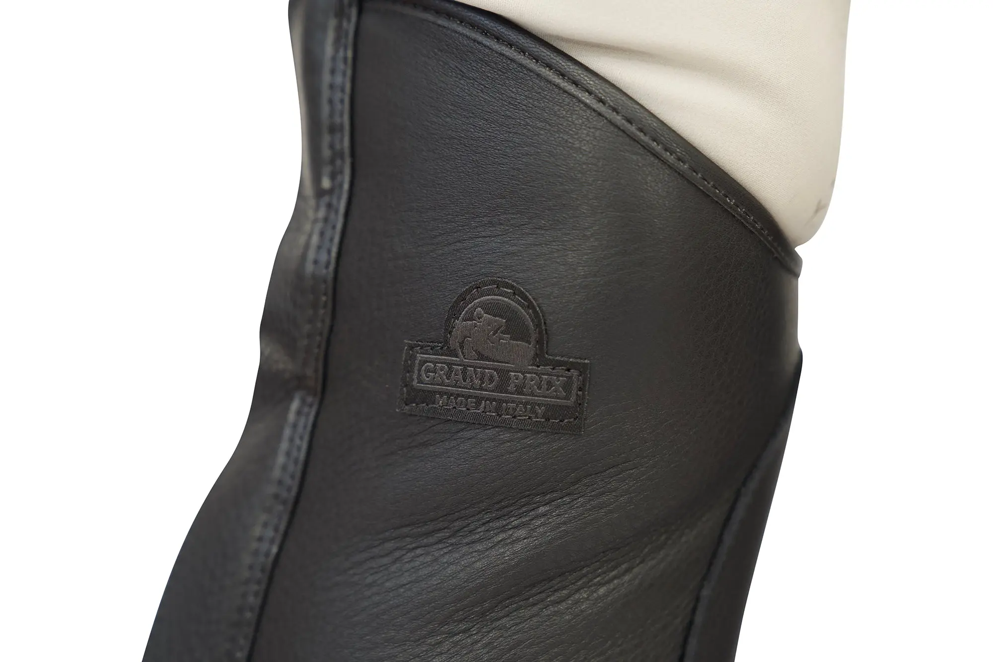Grand Prix LC Italian Full Leather Half Chaps, Black - Image 8