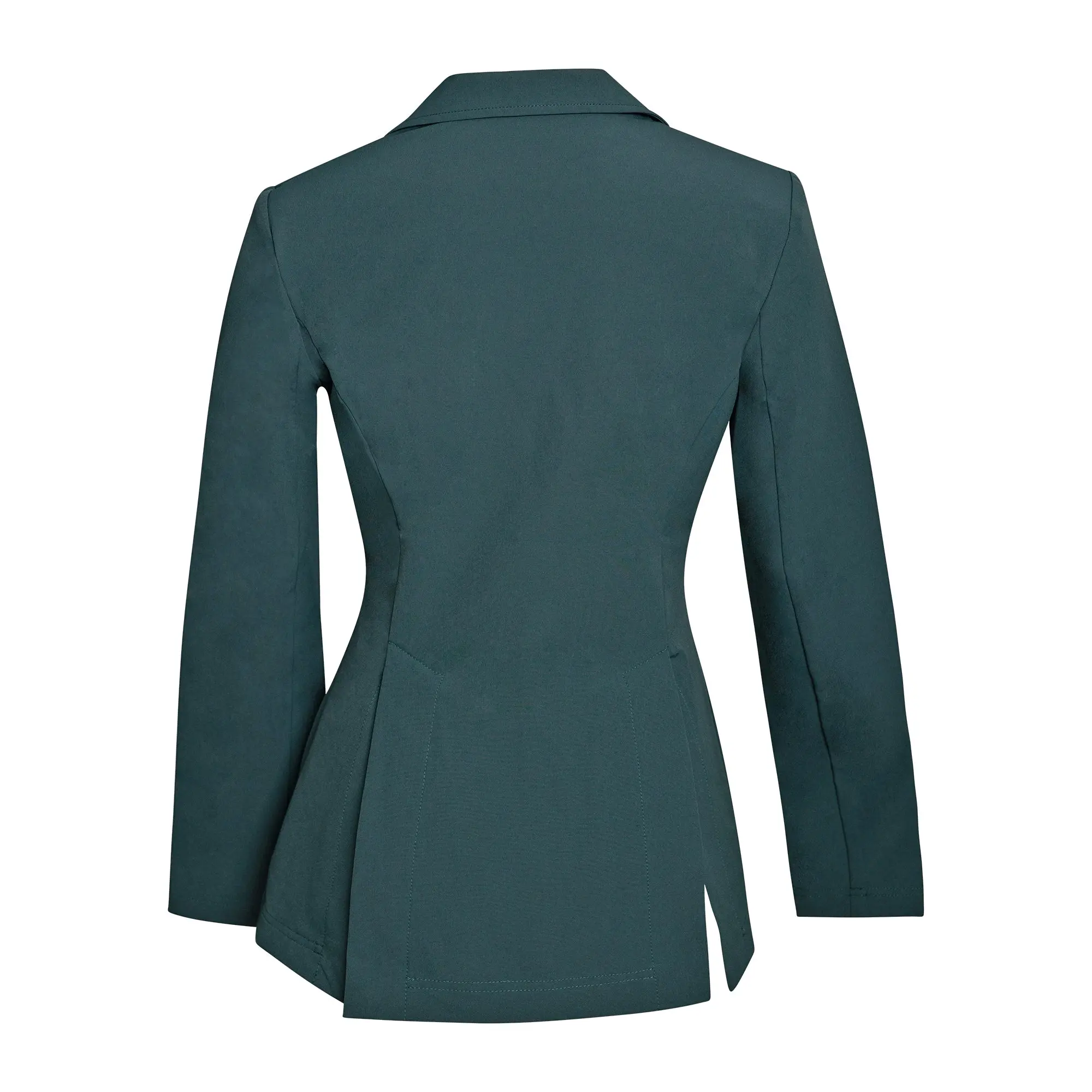 Grand Prix Quinn Show Jacket, 4 Button Front with Hidden Zipper Closure, New Green - Image 5