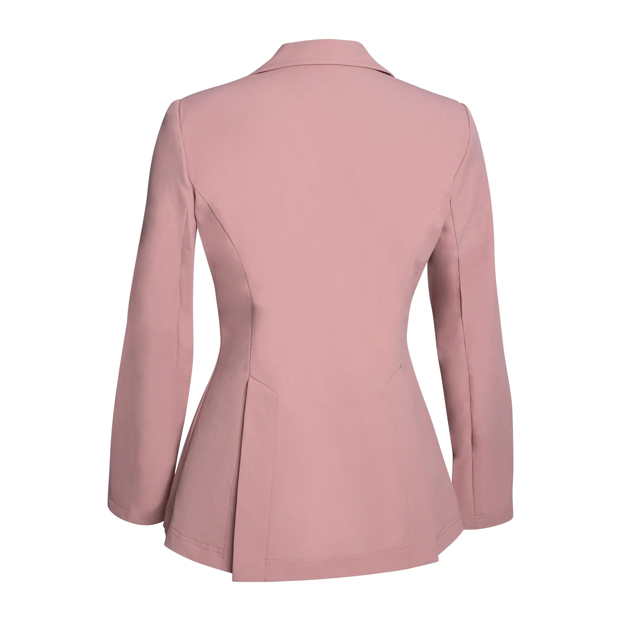 Grand Prix Quinn Show Jacket, 4 Button Front with Hidden Zipper Closure, Rose - Image 5