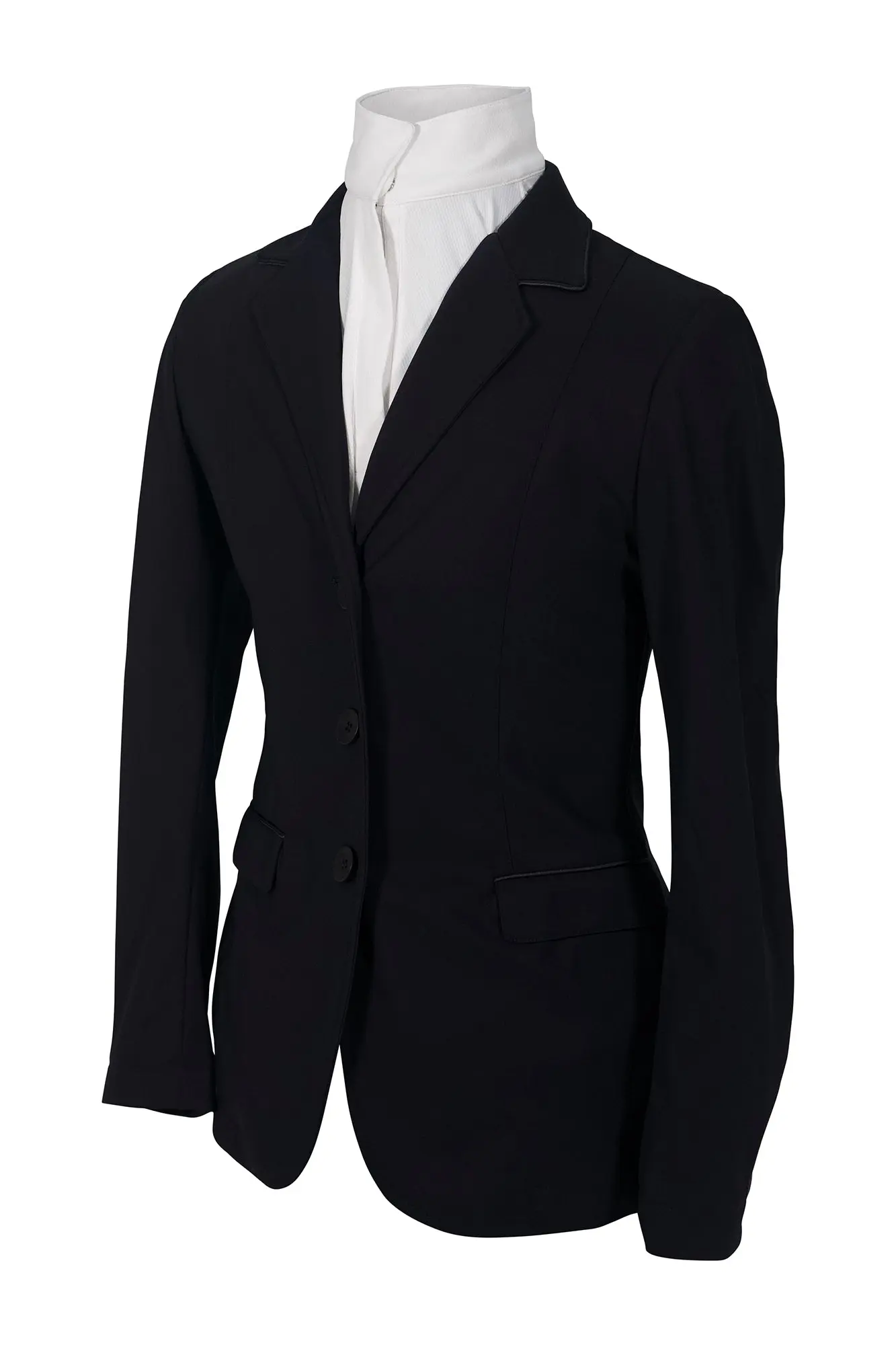Grand Prix Saltare Dolce 3 Button Riding Show Jacket, Black - Image 6