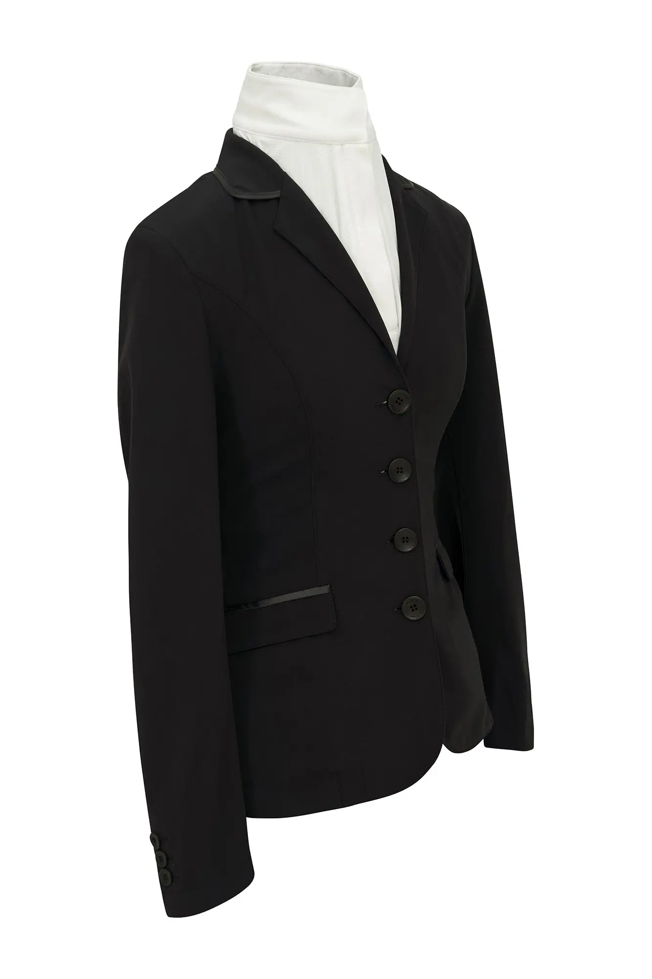 Grand Prix Saltare Dolce 4 Button Riding Jacket, Black - Image 5