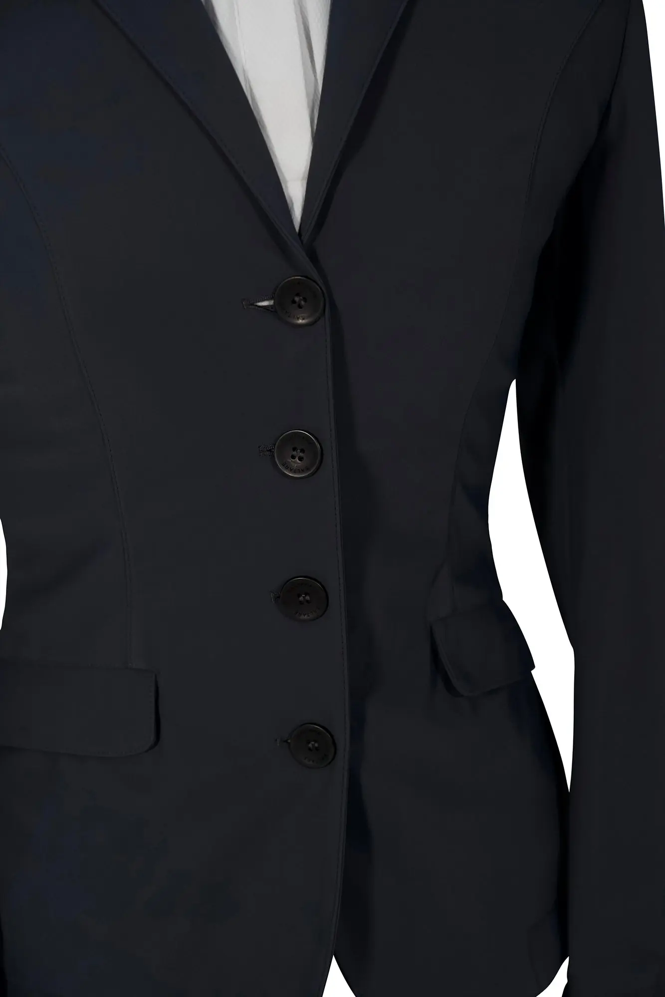 Grand Prix Saltare Dolce 4 Button Riding Show Jacket, Anthracite - Image 3