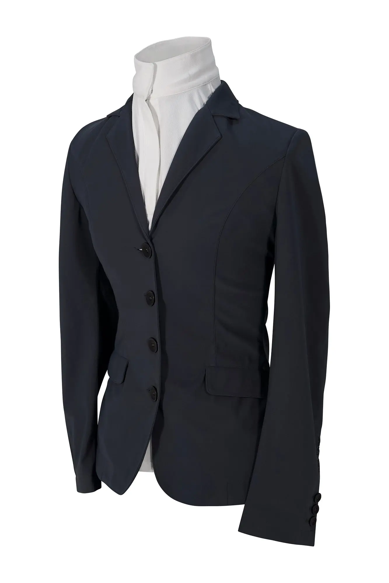 Grand Prix Saltare Dolce 4 Button Riding Show Jacket, Anthracite - Image 7
