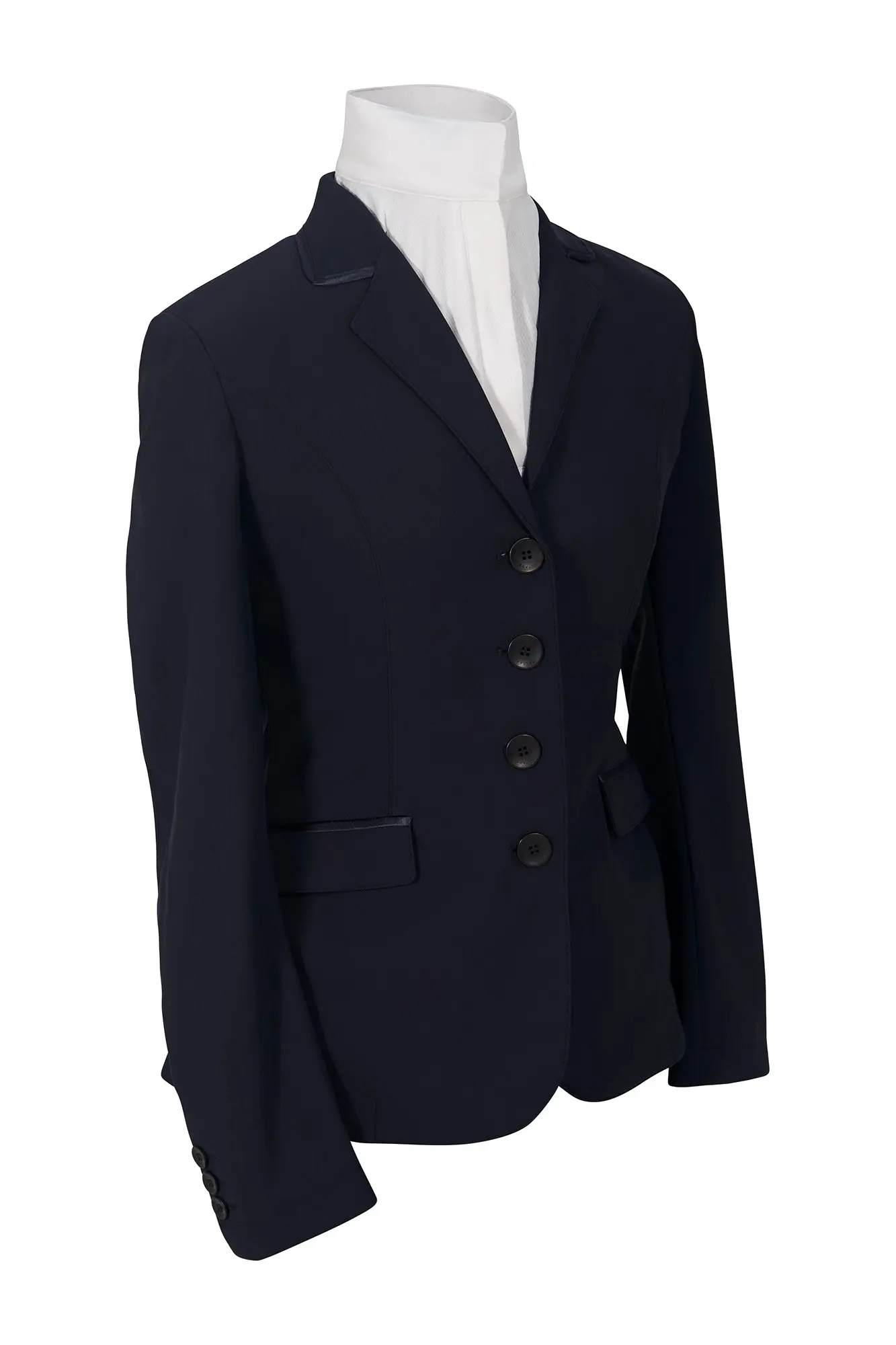 Grand Prix Saltare Dolce 4 Button Riding Show Jacket, Navy - Image 7