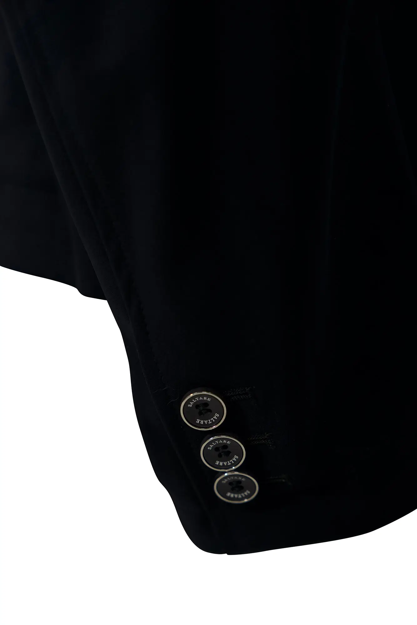 Grand Prix Saltare Premio 4 Button Riding Show Coat, Black with Moss Green - Image 10