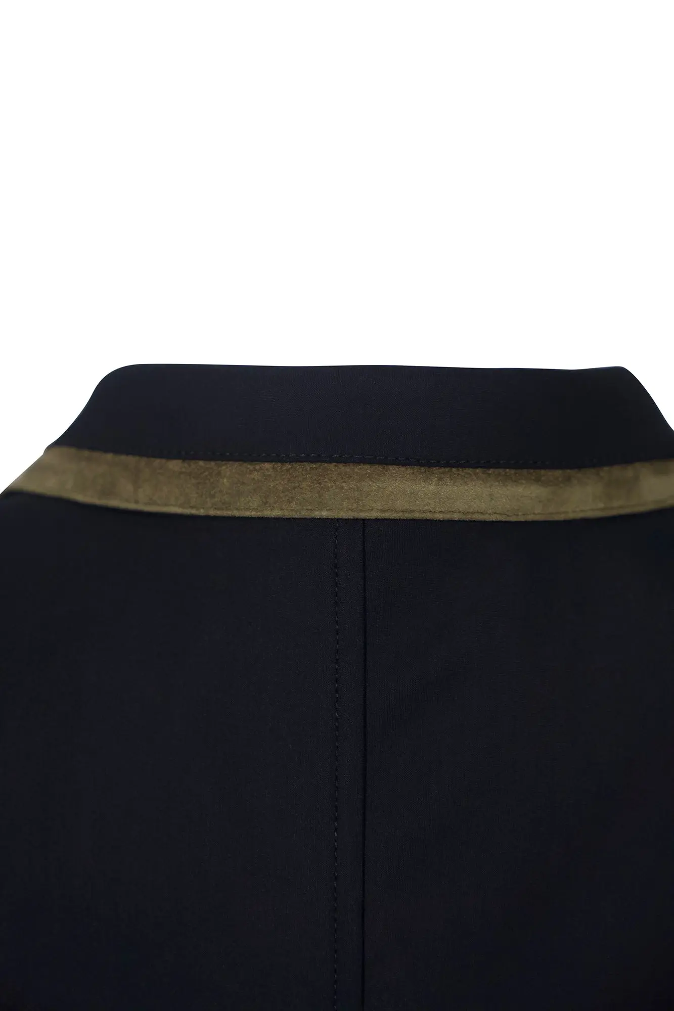 Grand Prix Saltare Premio 4 Button Riding Show Coat, Black with Moss Green - Image 8