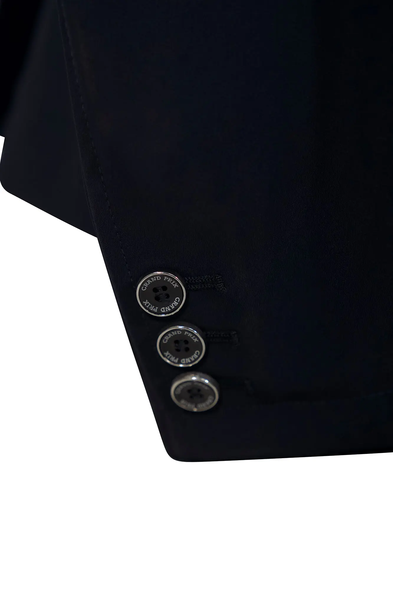 Grand Prix Saltare Premio 4 Button Riding Show Coat, Navy with Black - Image 7
