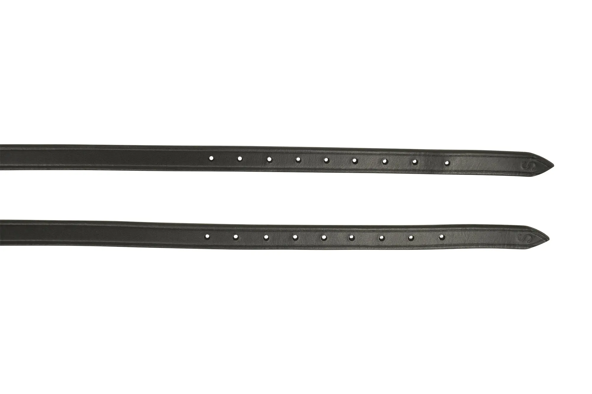 Huntley Equestrian Children's Black Leather Jodhpur Garter Straps - Image 4