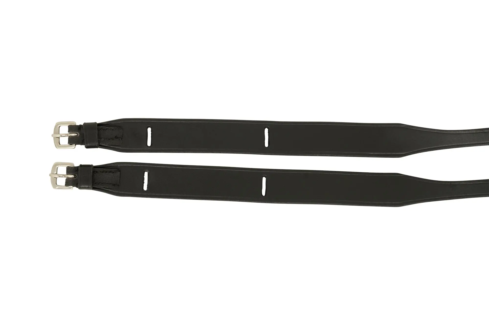 Huntley Equestrian Children's Black Leather Jodhpur Garter Straps - Image 5