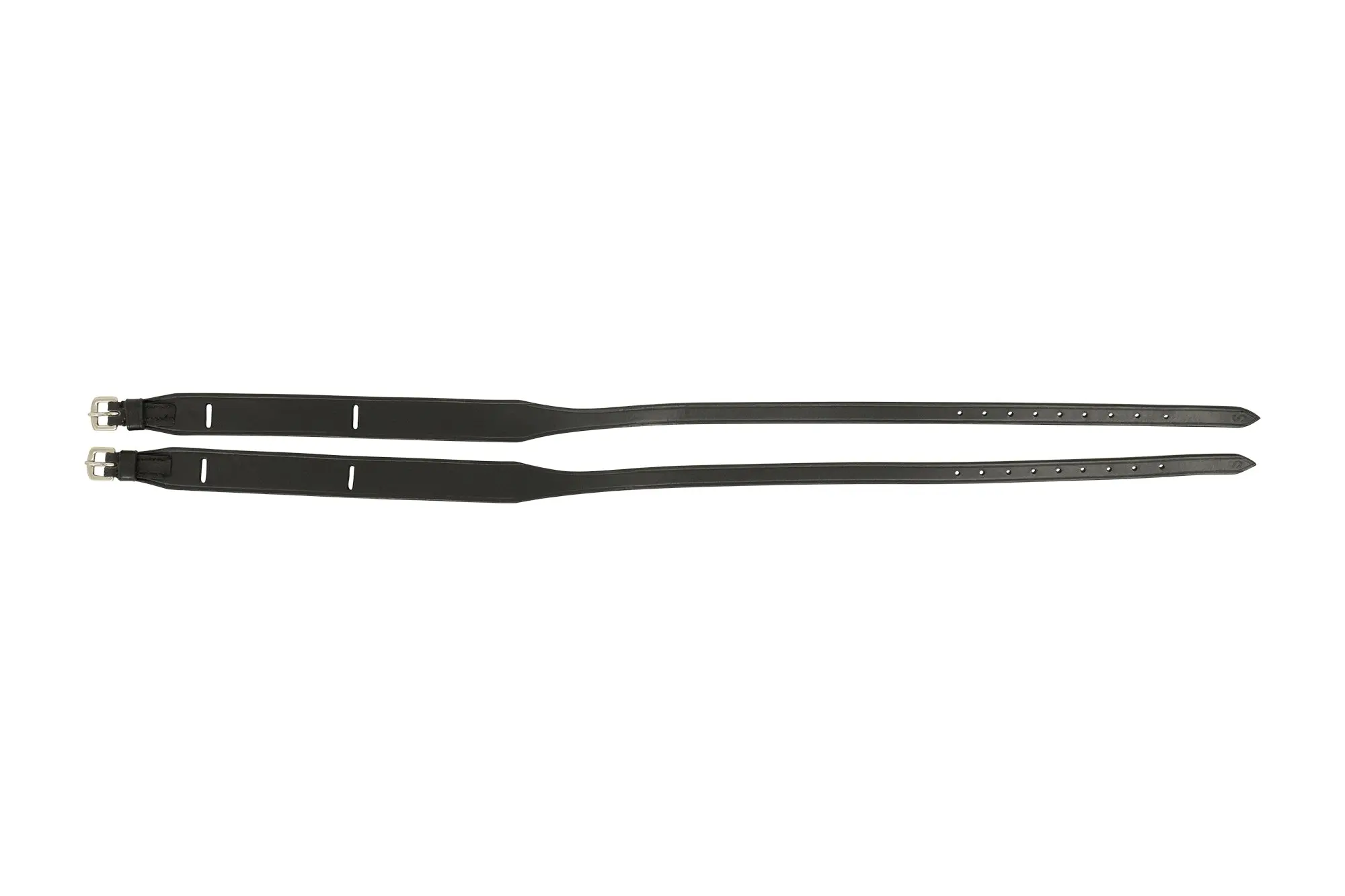 Huntley Equestrian Children's Black Leather Jodhpur Garter Straps - Image 9