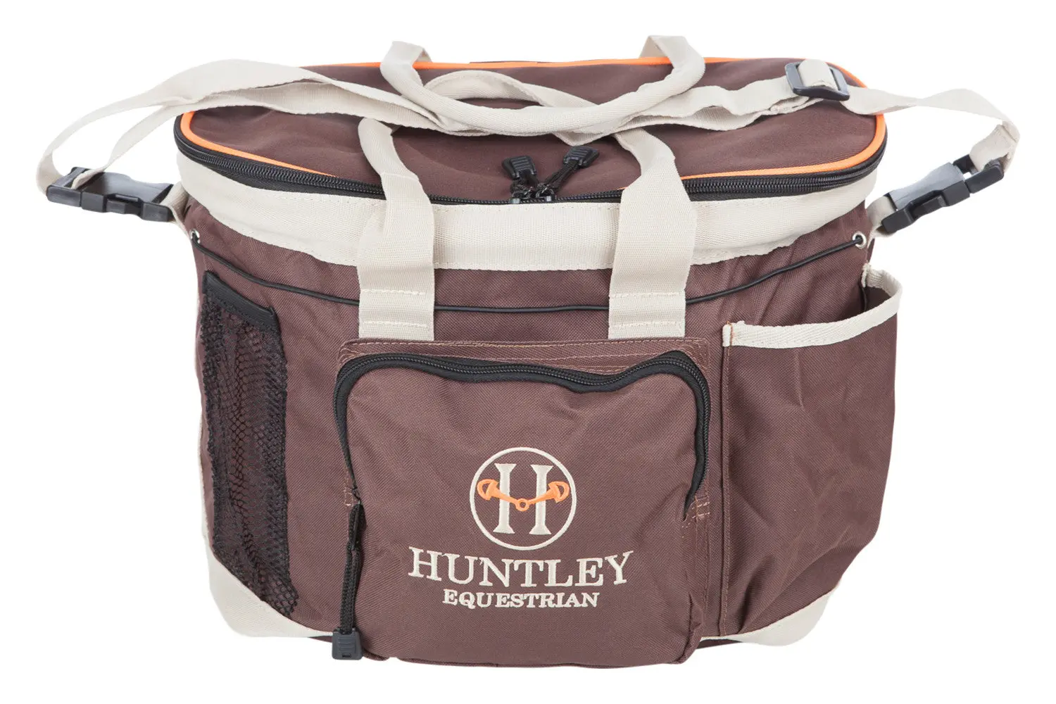 Huntley Equestrian Deluxe Grooming Bag, Brown - Image 3