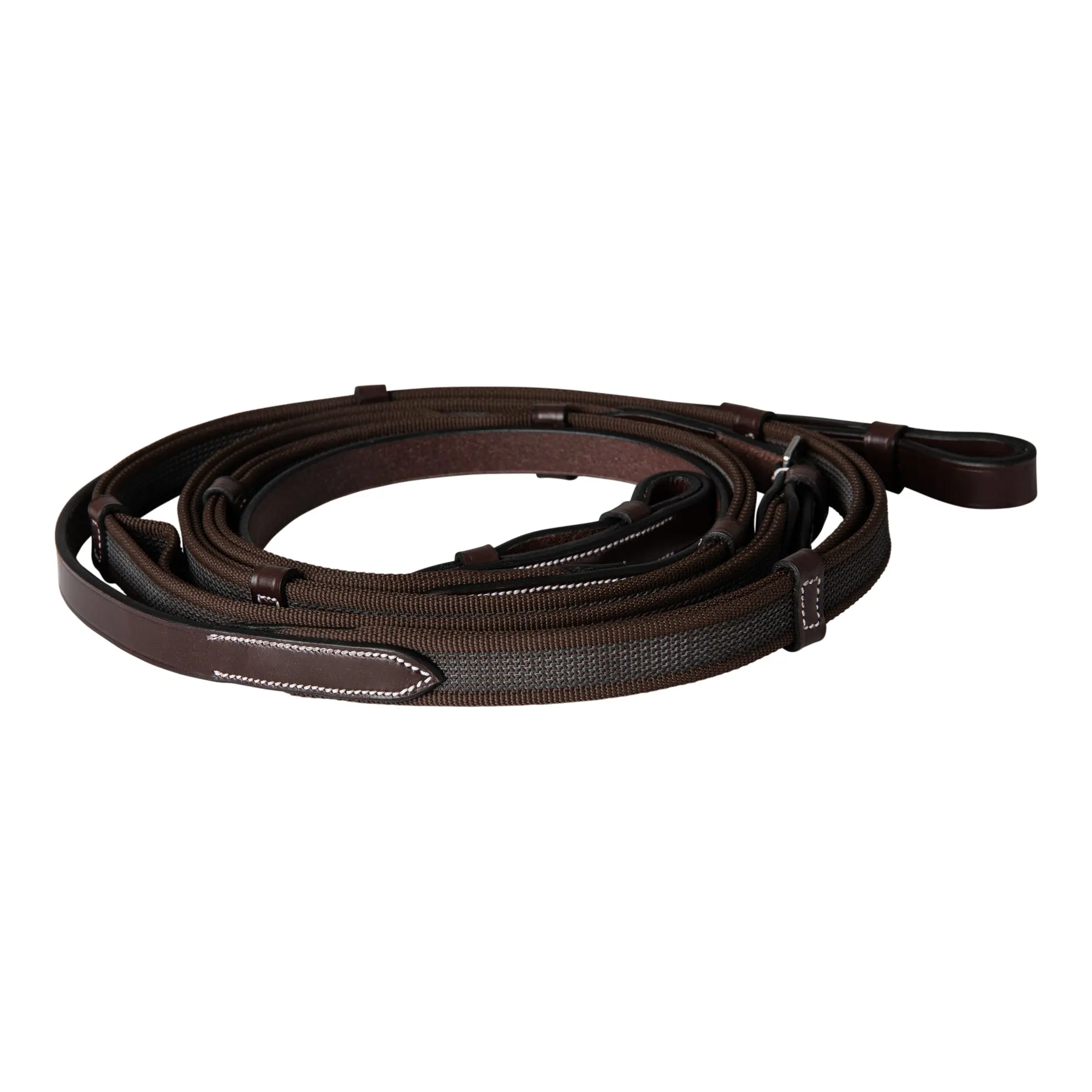 Huntley Equestrian Double Layer Web Grip Reins - Image 4