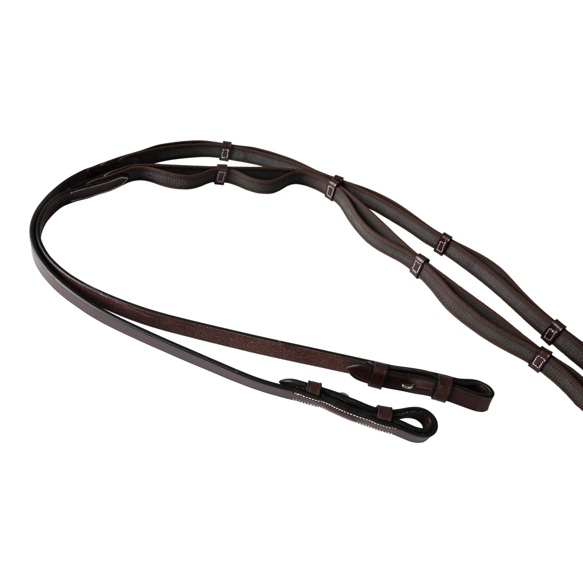 Huntley Equestrian Double Layer Web Grip Reins - Image 6