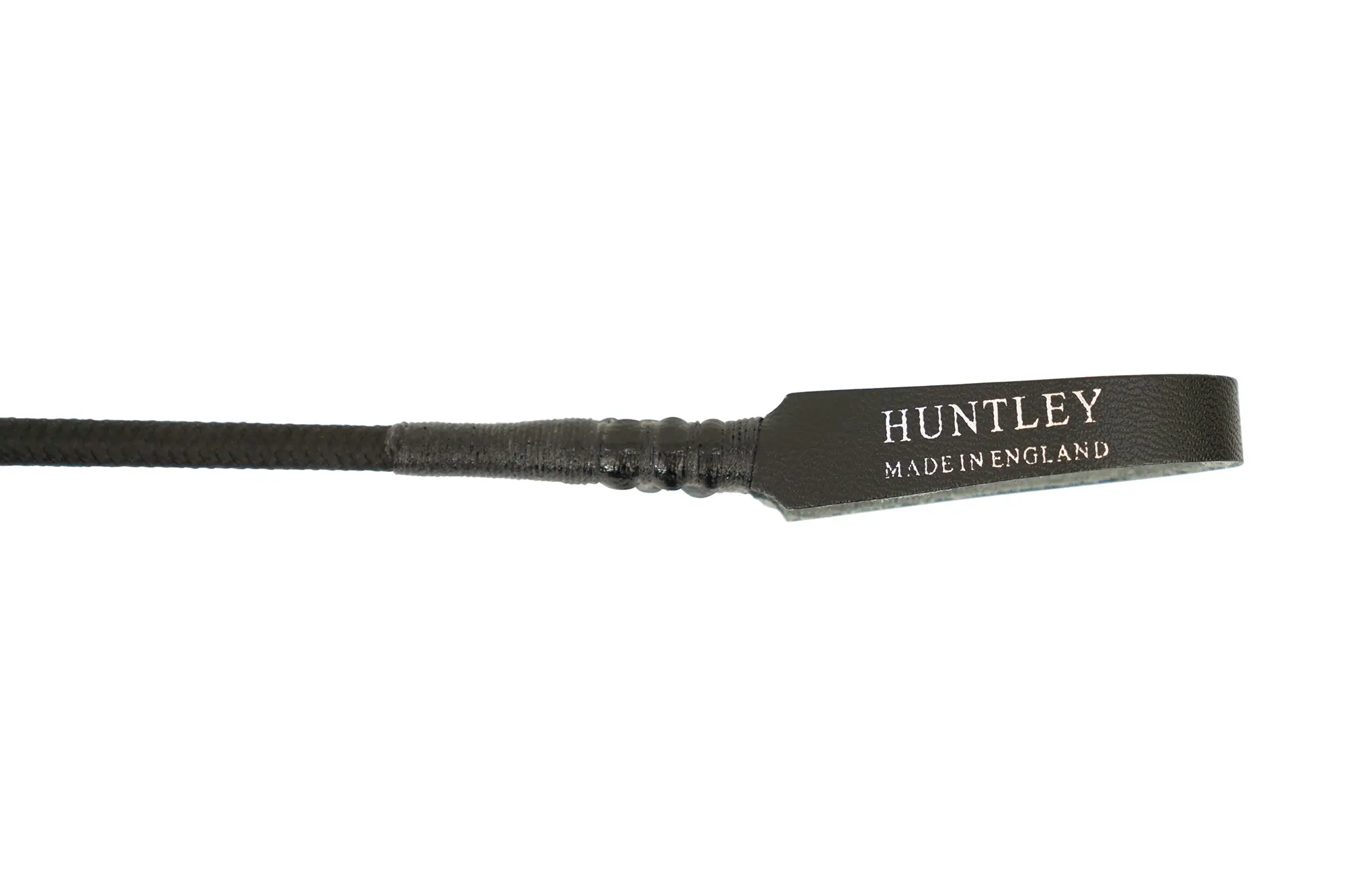 Huntley Equestrian English Riding Crop with Handle, 26" Inches, Black - Image 4