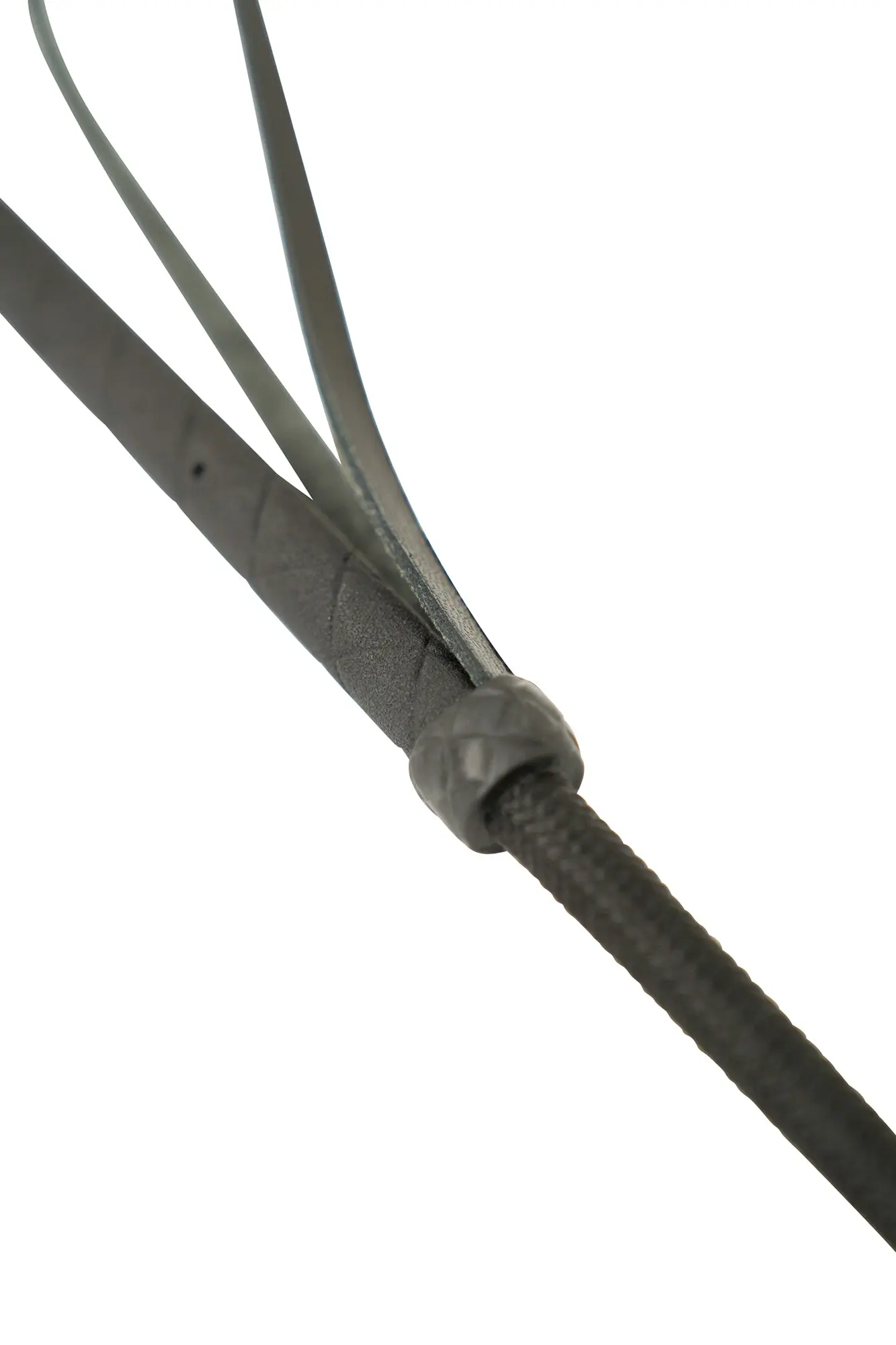 Huntley Equestrian English Riding Crop with Handle, 26" Inches, Black - Image 5