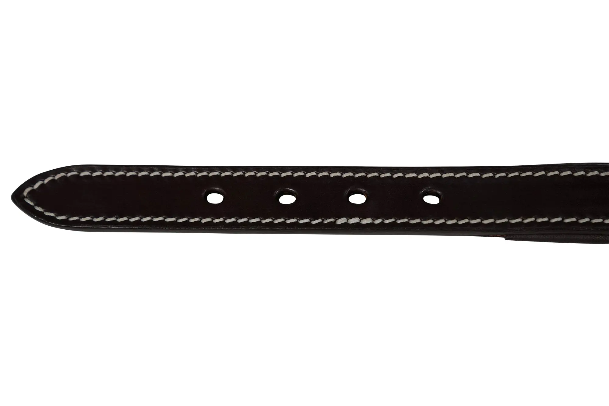 Huntley Equestrian Fancy Stitched Leather Halter Replacement Crown Piece - Image 4