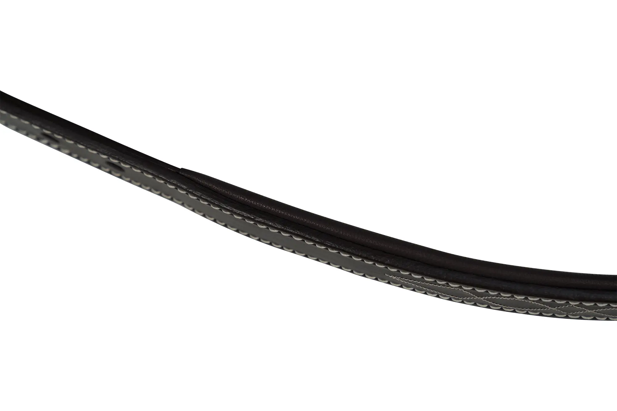 Huntley Equestrian Fancy Stitched Leather Halter Replacement Crown Piece - Image 8