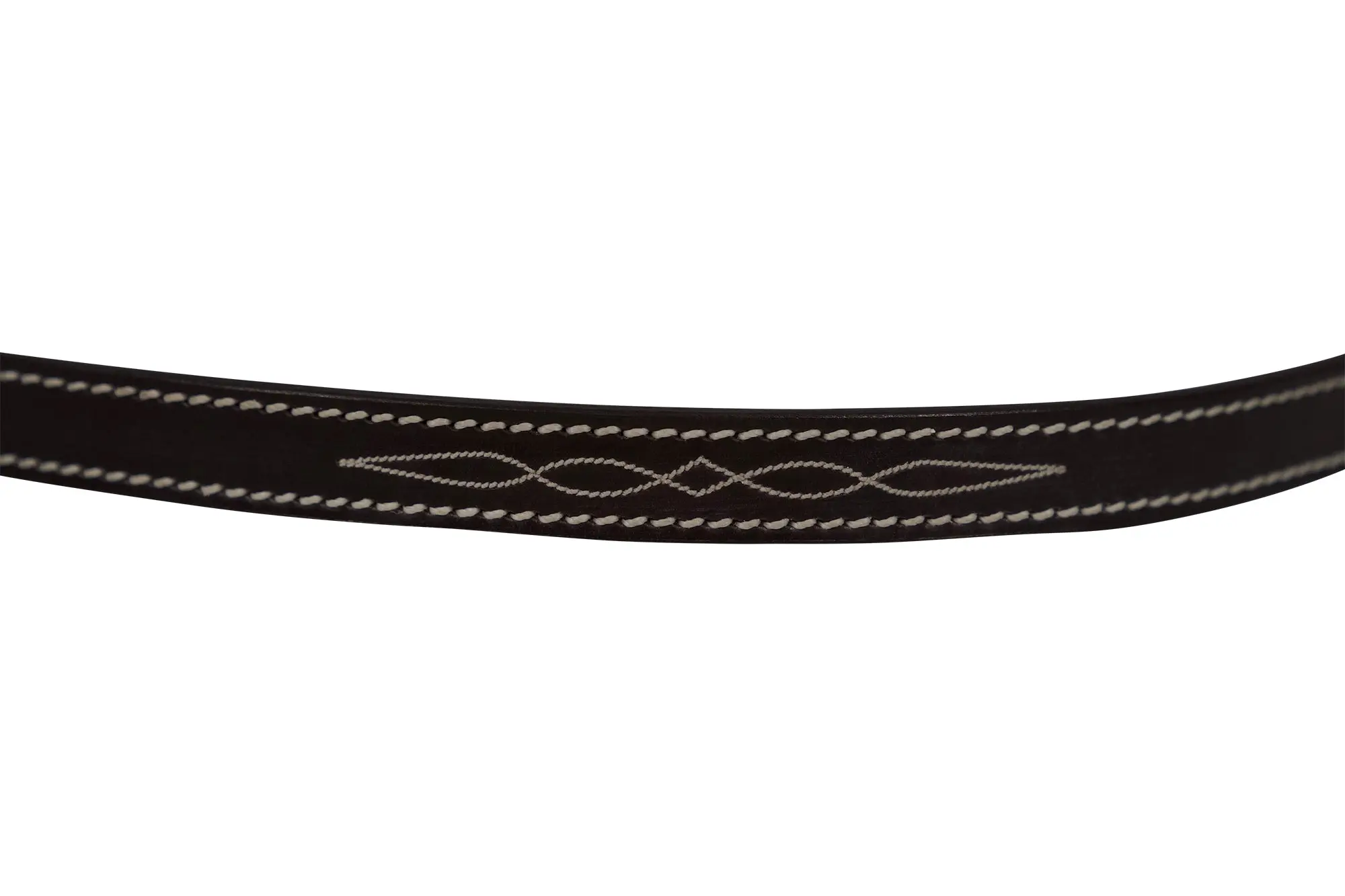 Huntley Equestrian Fancy Stitched Leather Pony Halter Replacement Crown - Image 4
