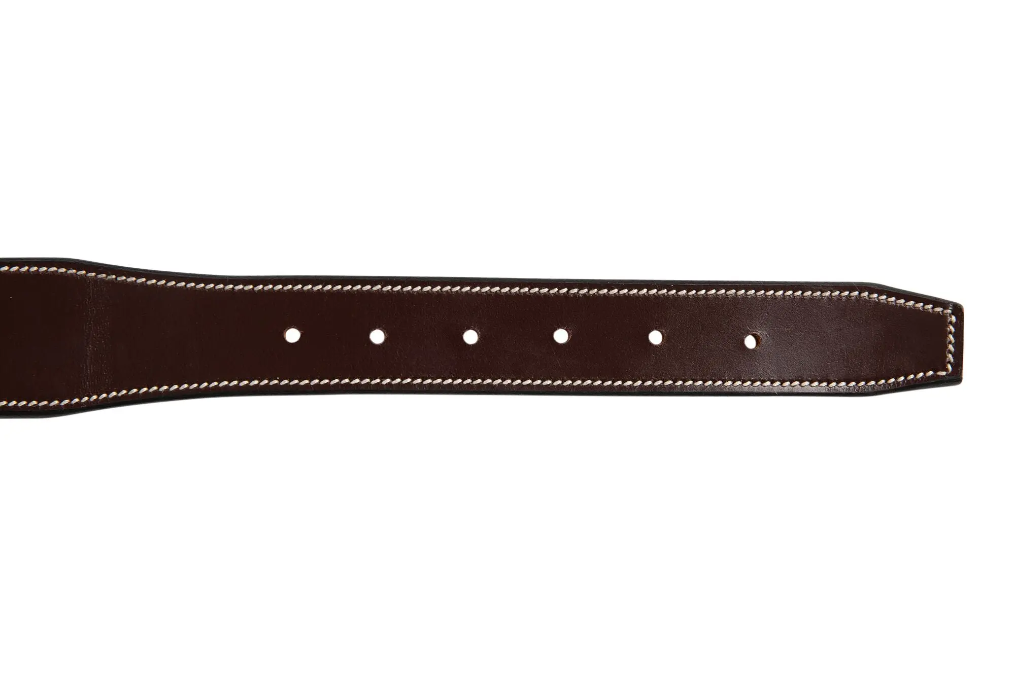 Huntley Equestrian Fancy Stitched Square Raised Noseband, 1 3/8" Inch wide. Noseband only. - Image 6