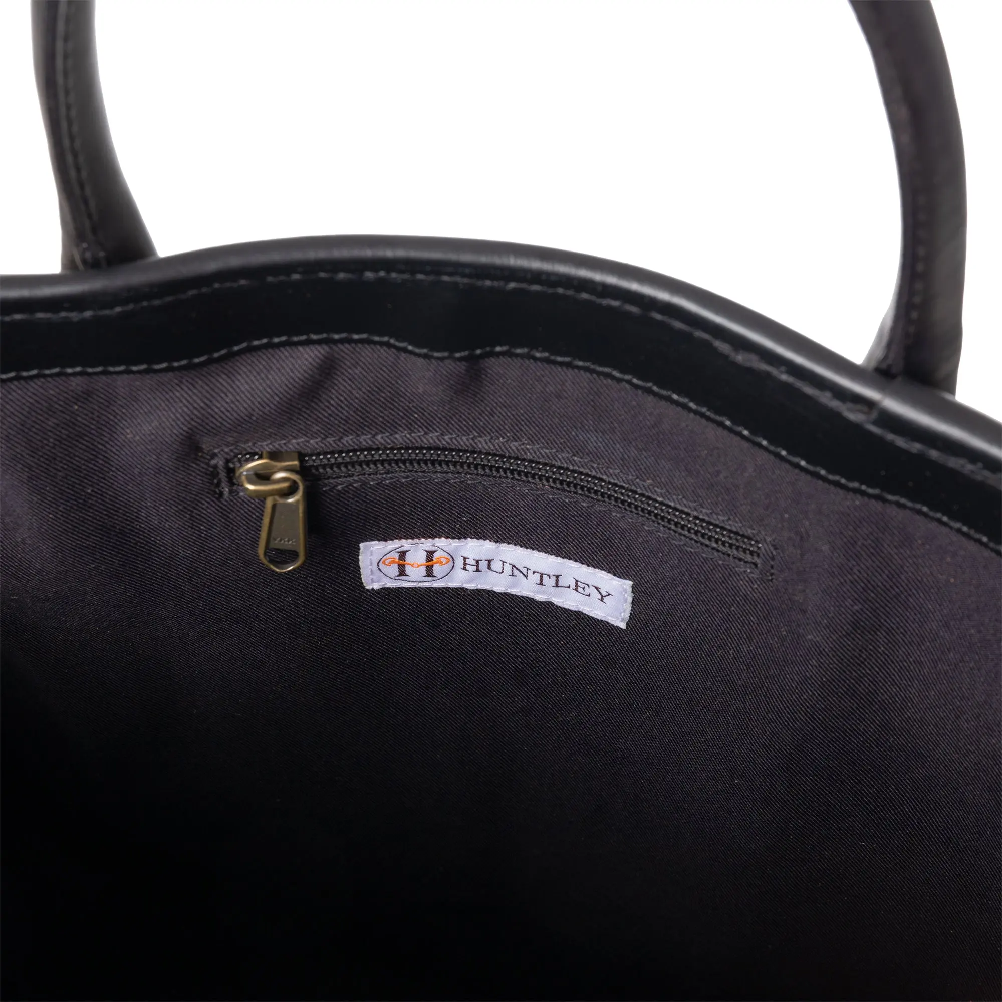 Huntley Equestrian Hair On Hide Cow Leather Tote Handbag - Image 6