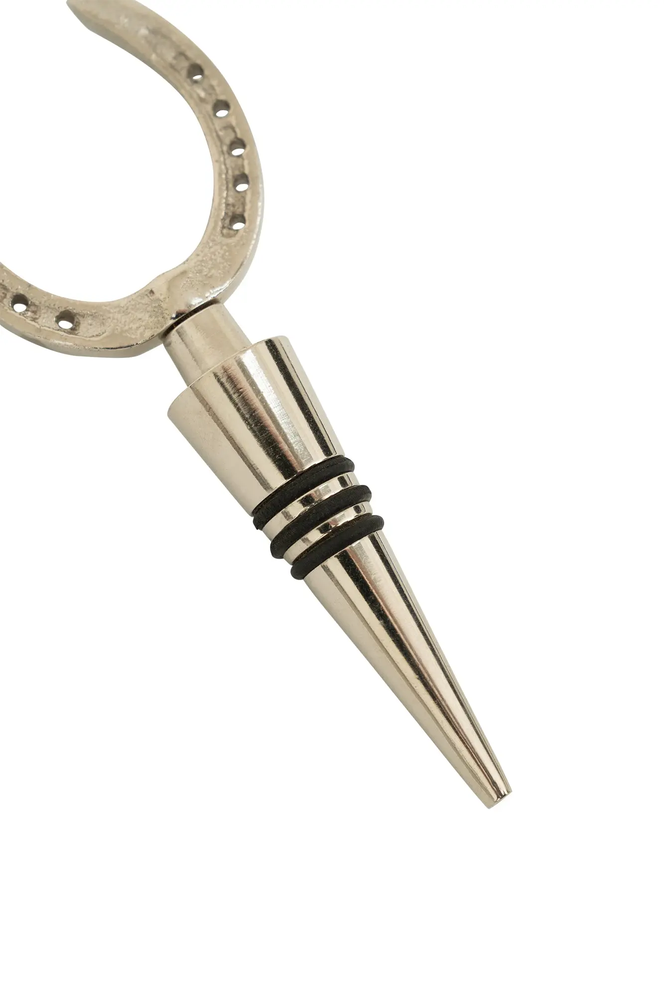 Huntley Equestrian Horse Shoe shaped Bottle Stopper - Image 2