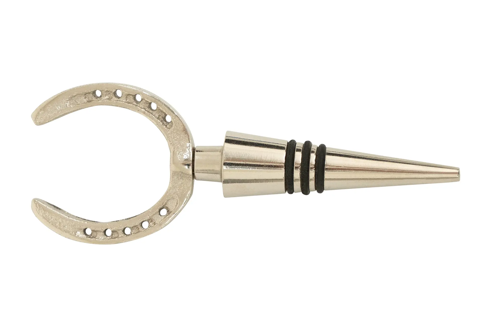 Huntley Equestrian Horse Shoe shaped Bottle Stopper - Image 4