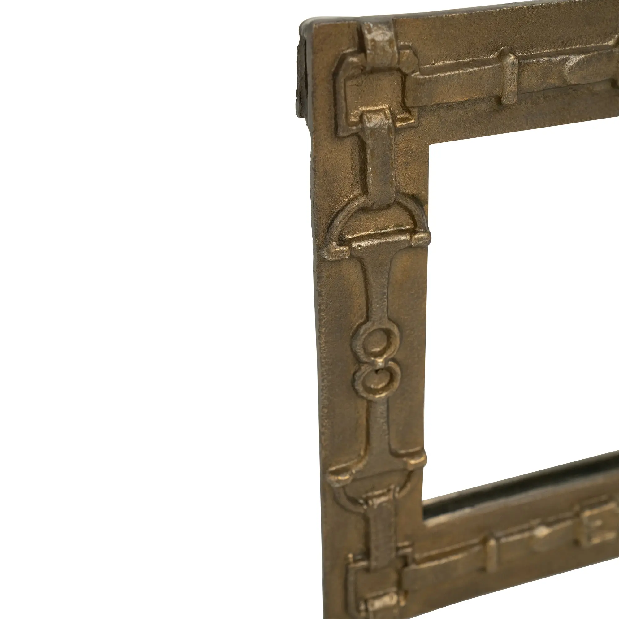 Huntley Equestrian Rectangle Mirror with Decorative Bits - Image 4