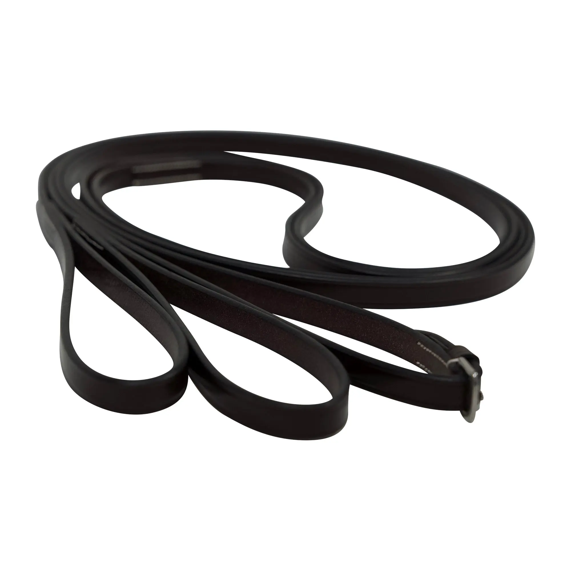 Huntley Equestrian Sedgwick Leather Draw Reins With Loop Ends - Image 3