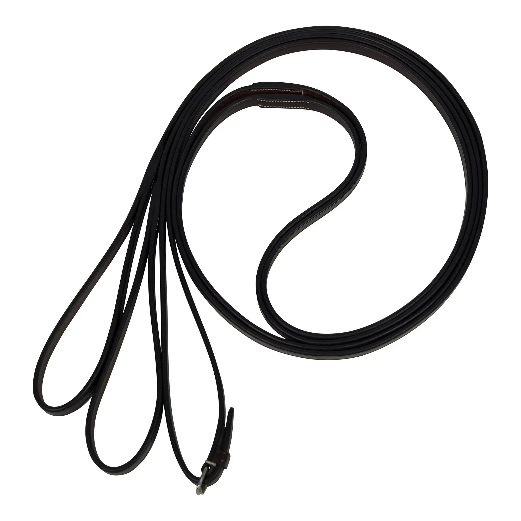 Huntley Equestrian Sedgwick Leather Draw Reins With Loop Ends - Image 4