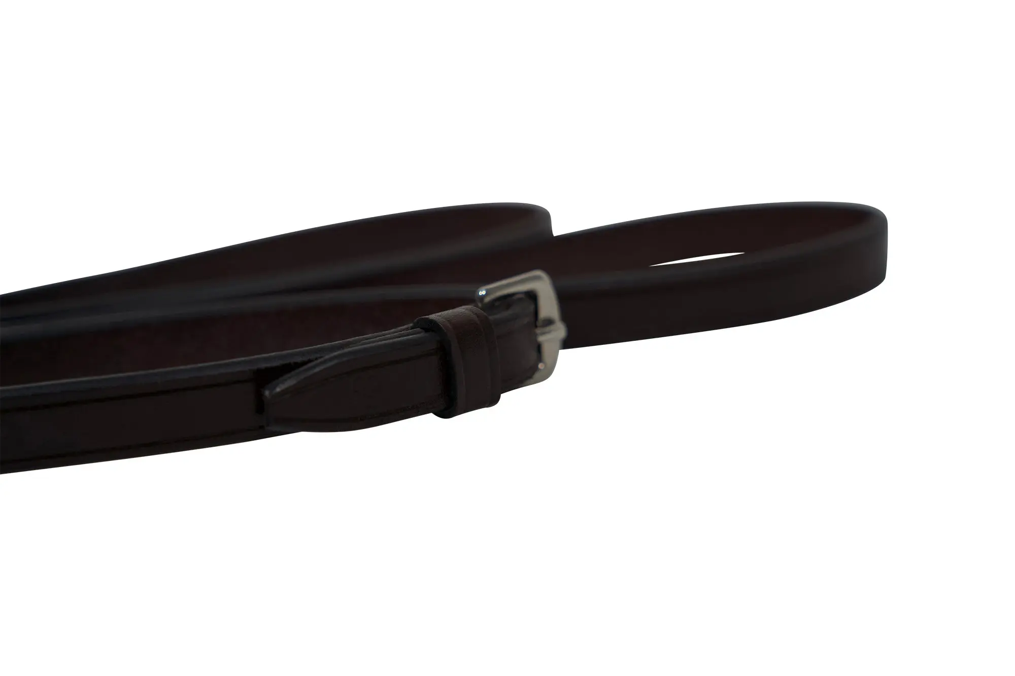 Huntley Equestrian Sedgwick Leather Draw Reins With Loop Ends - Image 6
