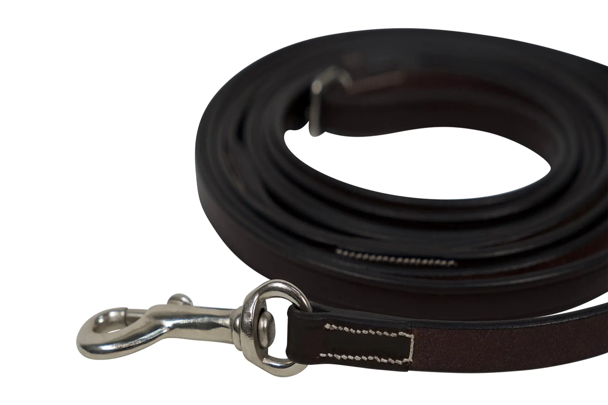 Huntley Equestrian Sedgwick Leather Draw Reins With Snap Ends - Image 3