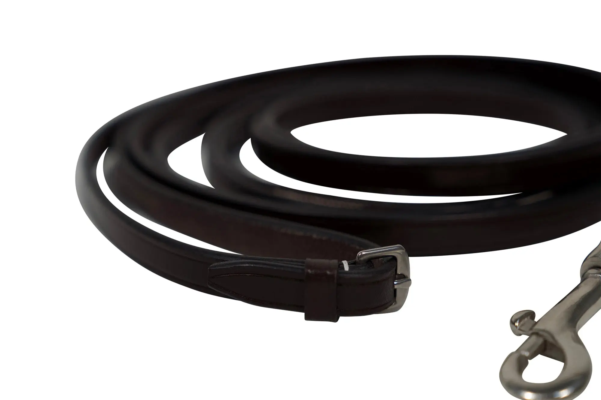 Huntley Equestrian Sedgwick Leather Draw Reins With Snap Ends - Image 5
