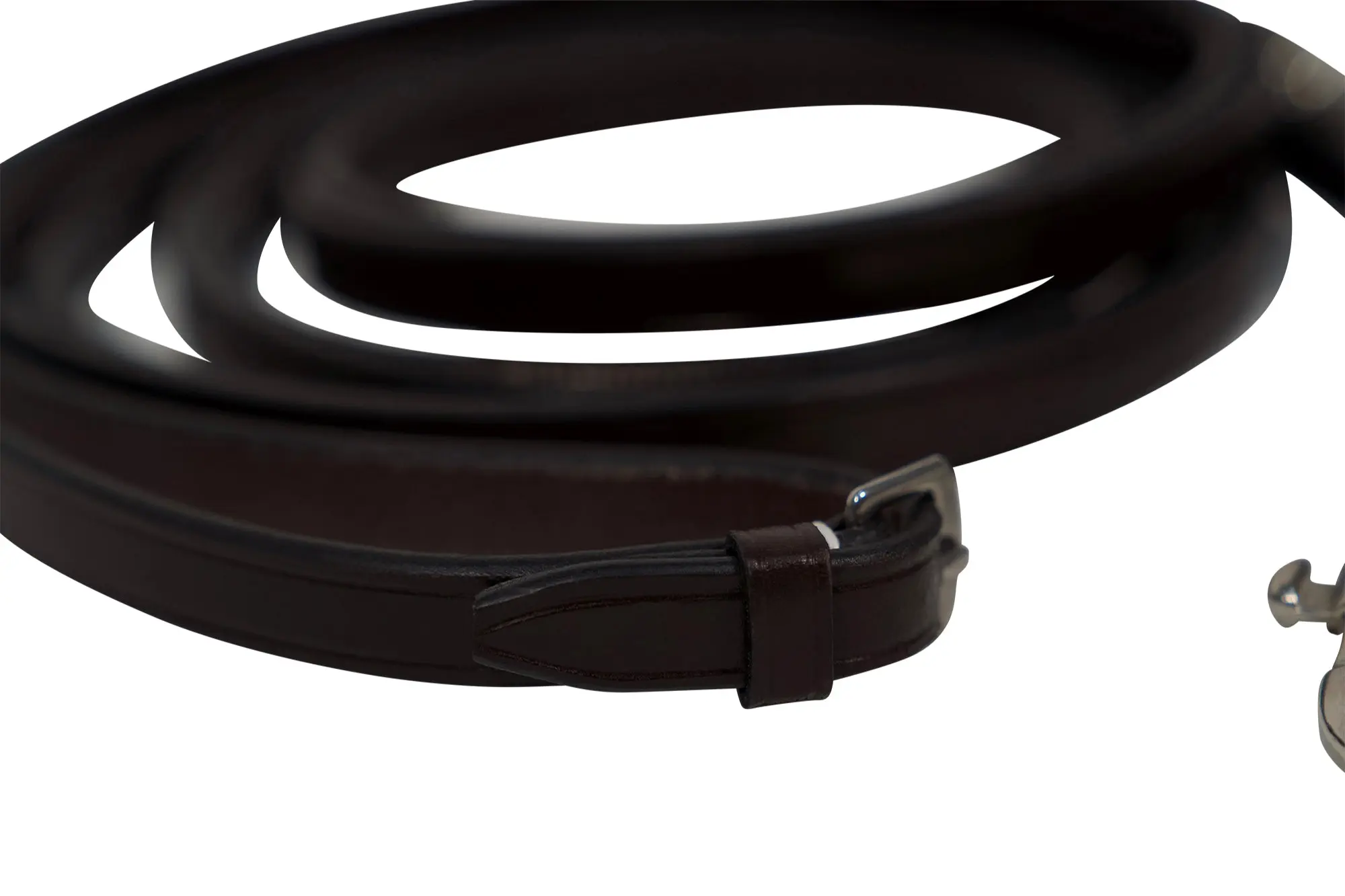 Huntley Equestrian Sedgwick Leather Draw Reins With Snap Ends - Image 6