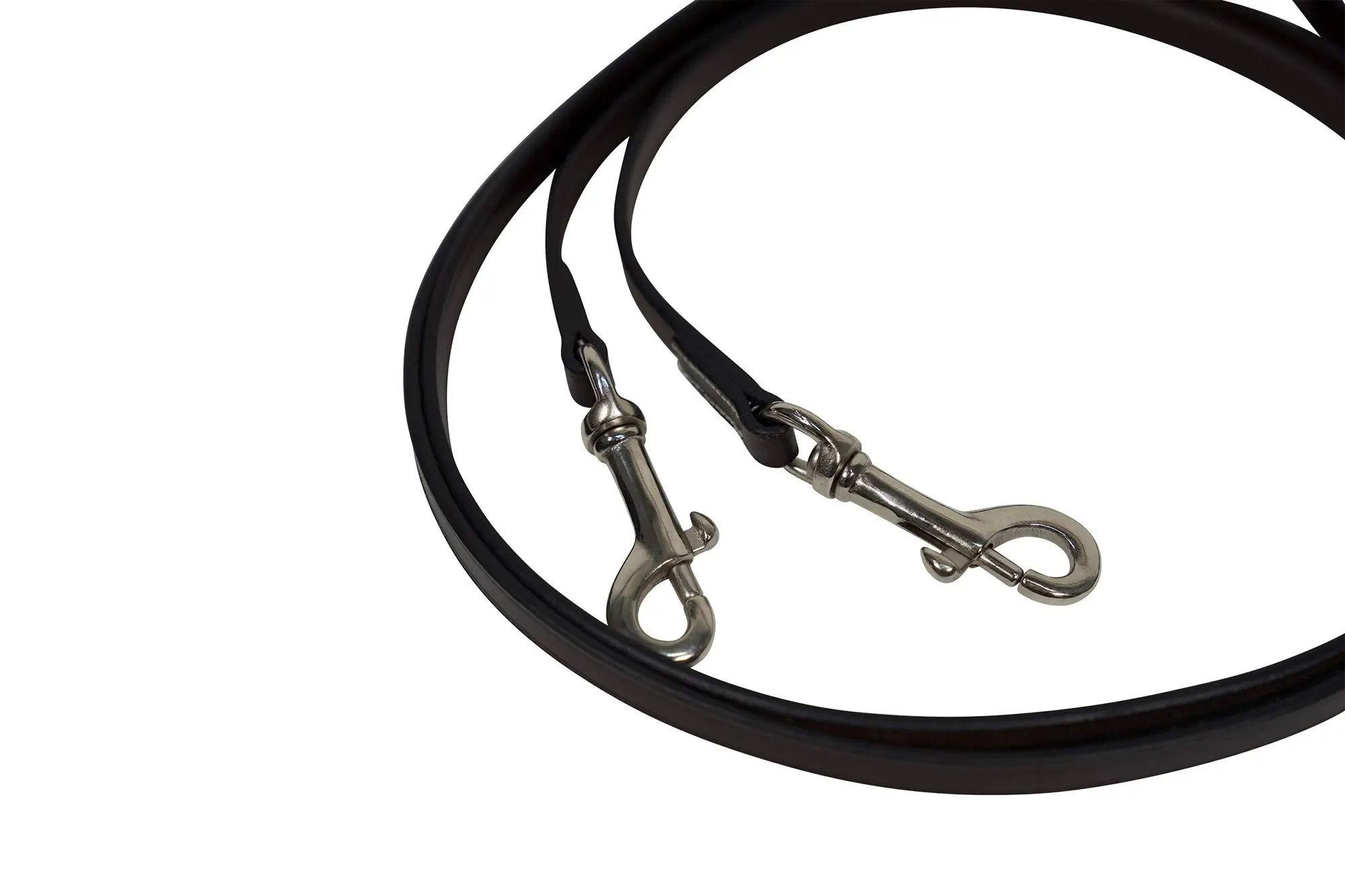 Huntley Equestrian Sedgwick Leather Draw Reins With Snap Ends - Image 8