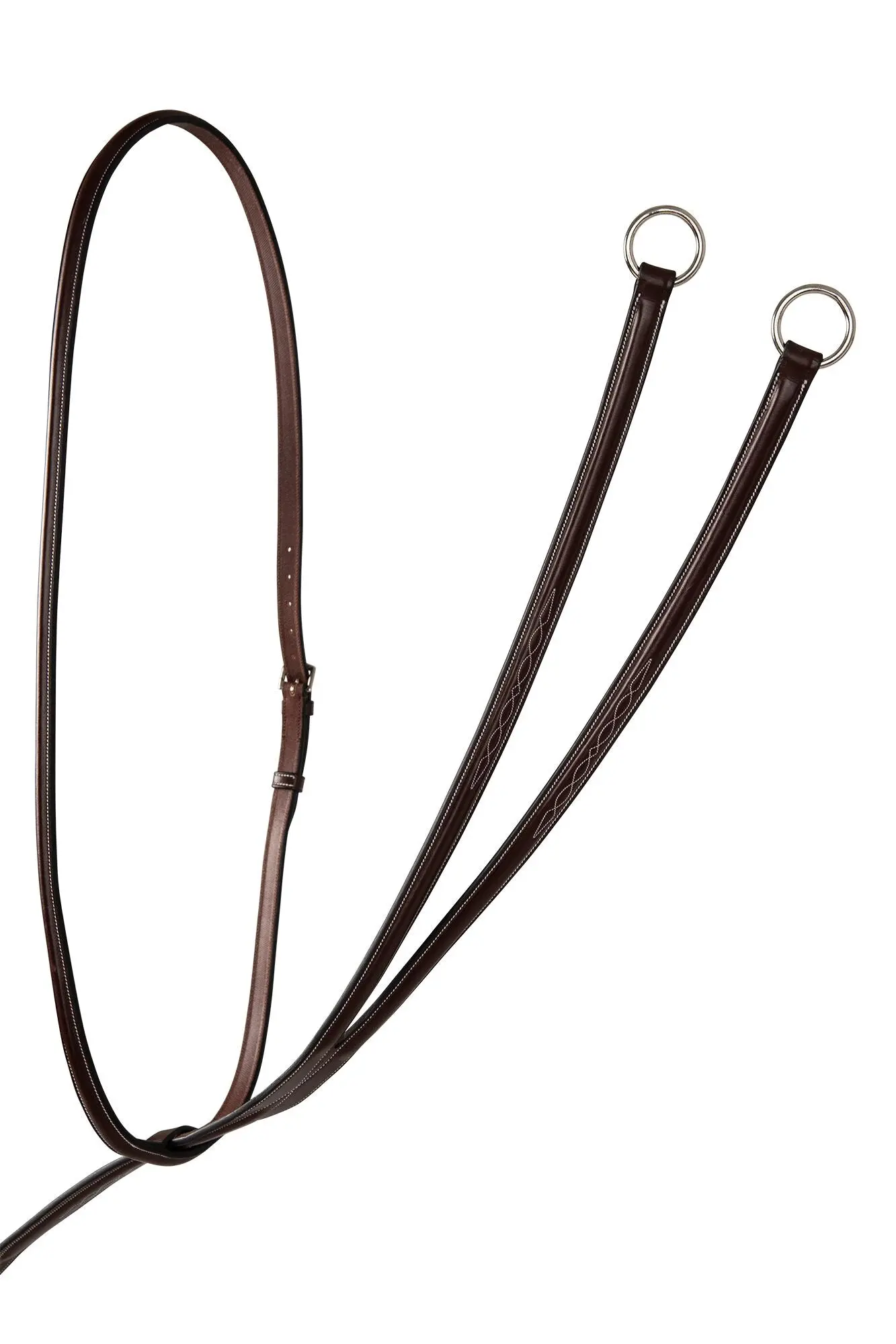 Huntley Equestrian Sedgwick Fancy Stitched Running Martingale, Full Size - Image 10