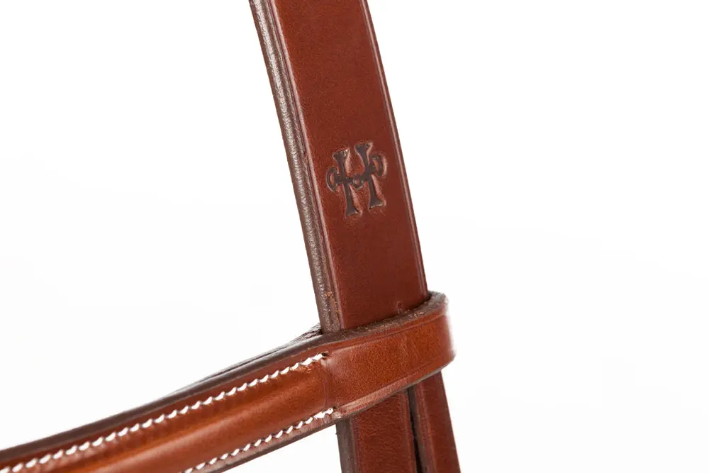 Huntley Equestrian Sedgwick Leather Fancy Stitched English Bridle Pieces - Image 4