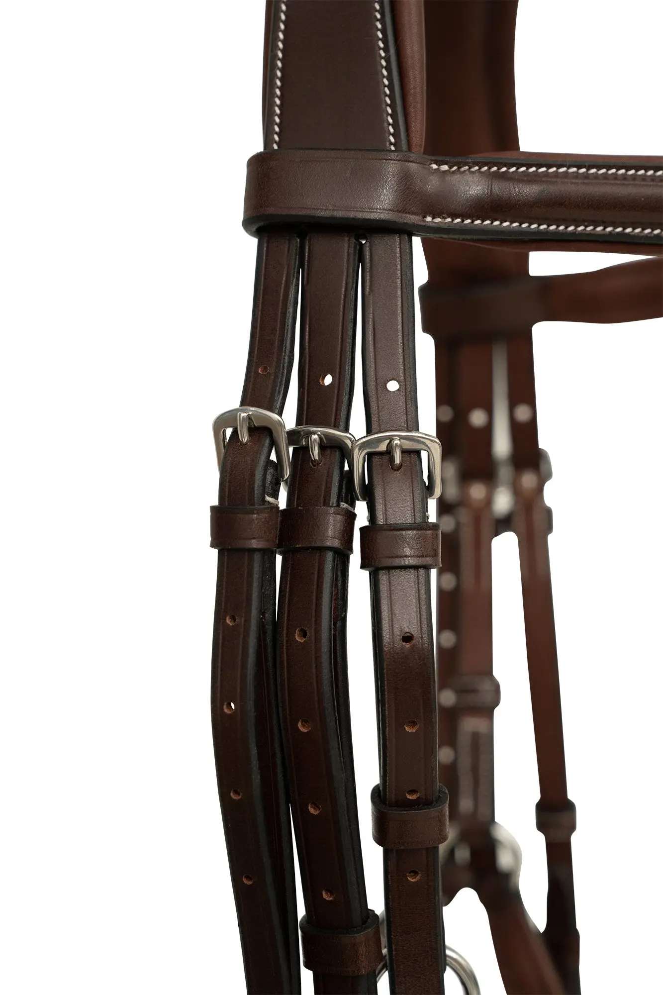 Huntley Equestrian Sedgwick Leather Padded Monocrown Figure 8 Bridle - Image 10