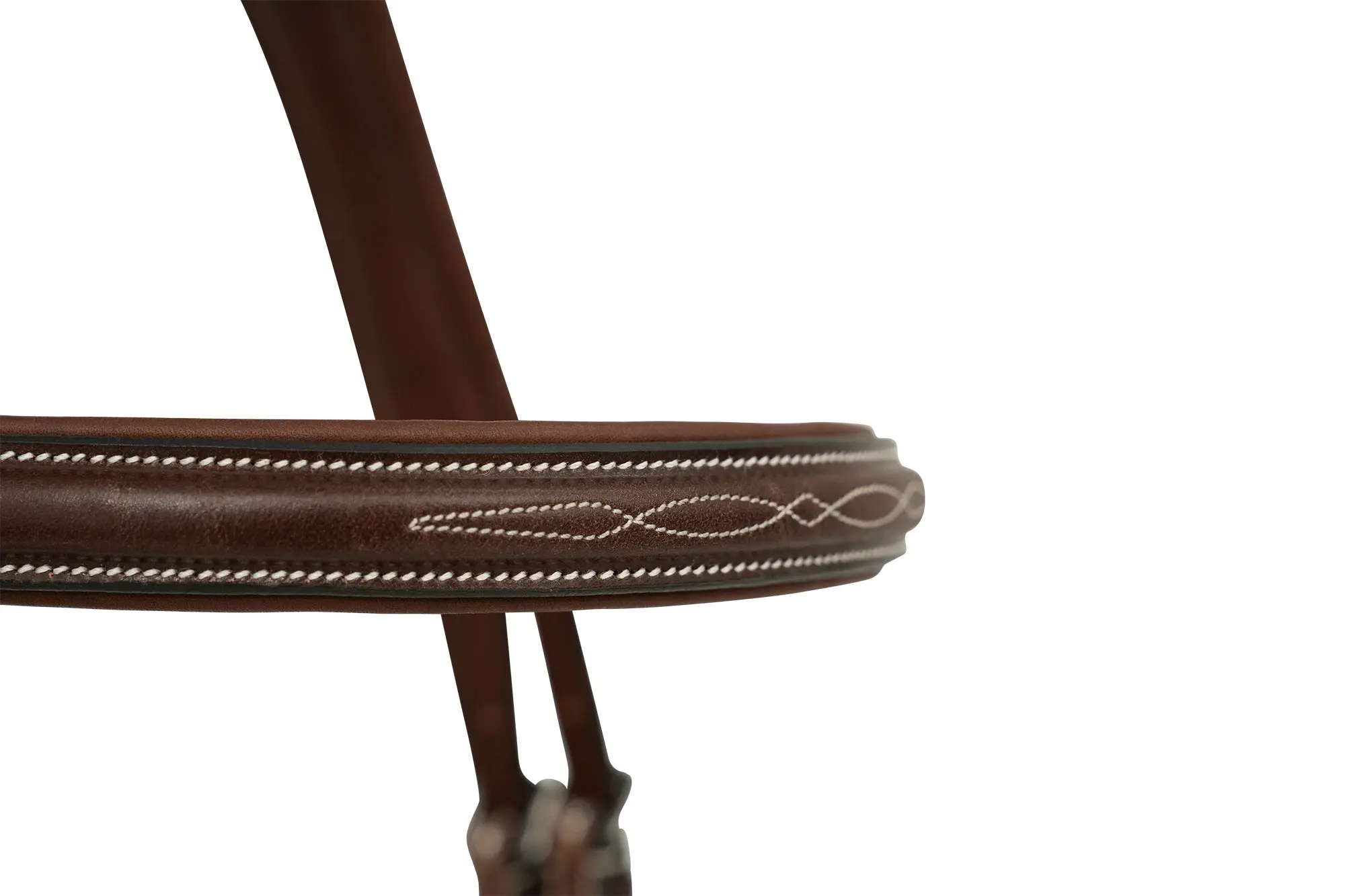 Huntley Equestrian Sedgwick Leather Padded Monocrown Figure 8 Bridle - Image 11