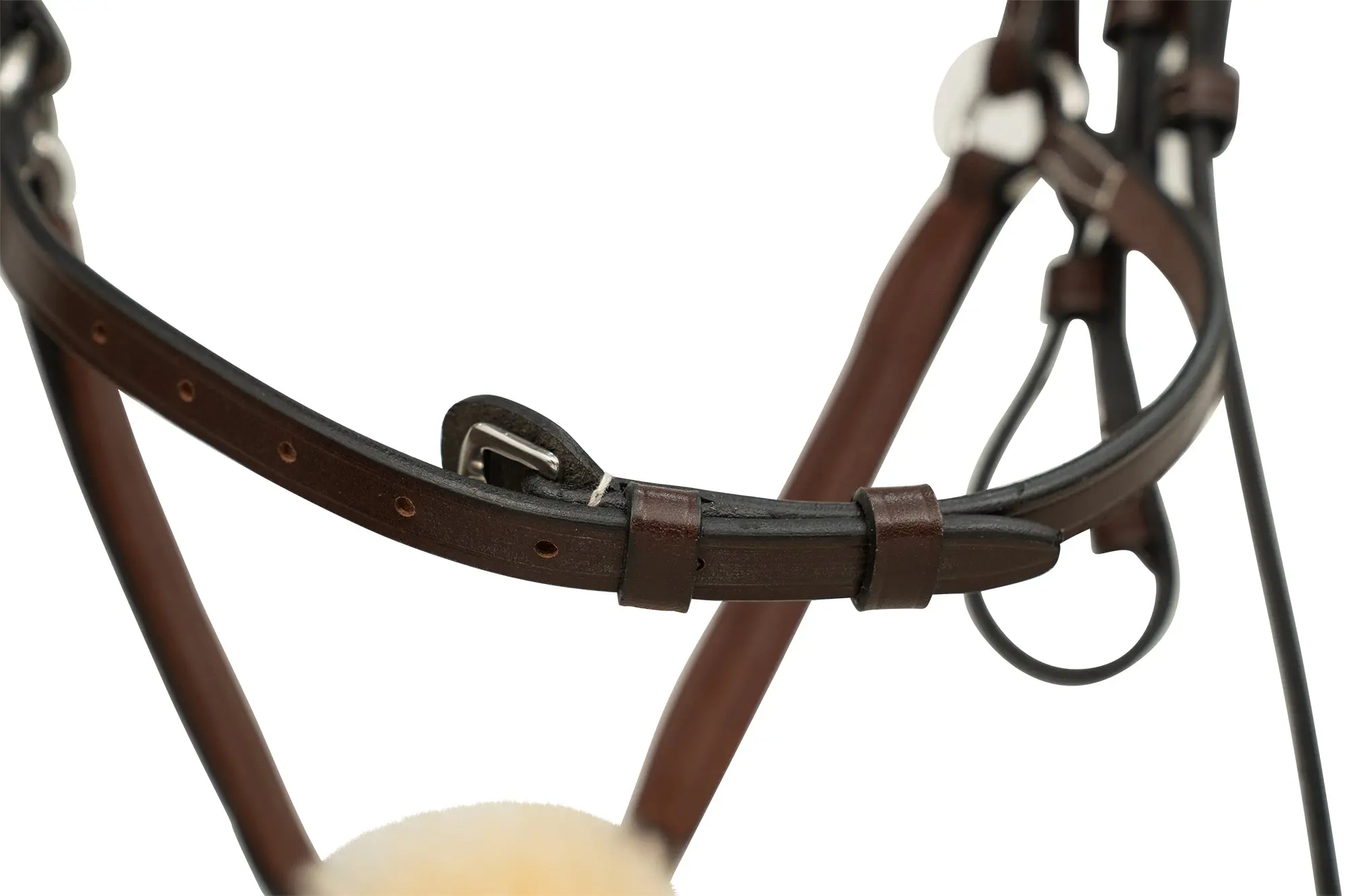 Huntley Equestrian Sedgwick Leather Padded Monocrown Figure 8 Bridle - Image 12