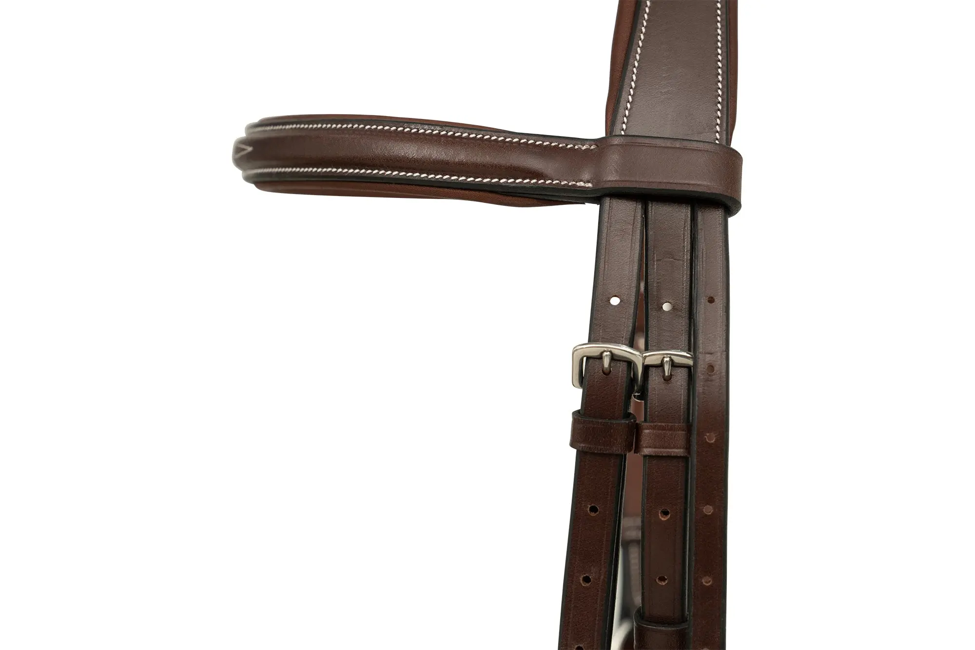 Huntley Equestrian Sedgwick Leather Padded Monocrown Figure 8 Bridle - Image 14