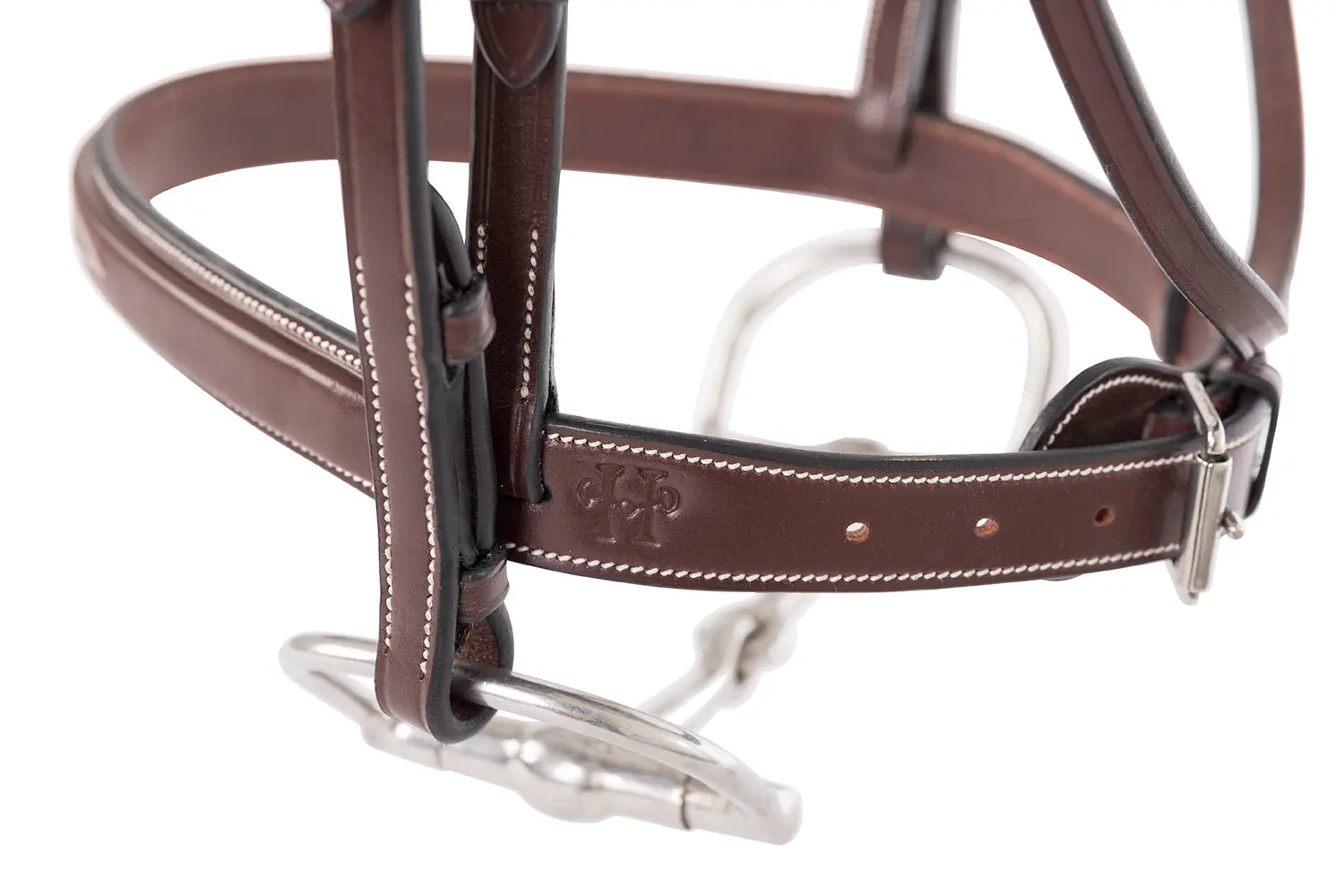 Huntley Equestrian Sedgwick Traditional Cheek Pieces - Image 6