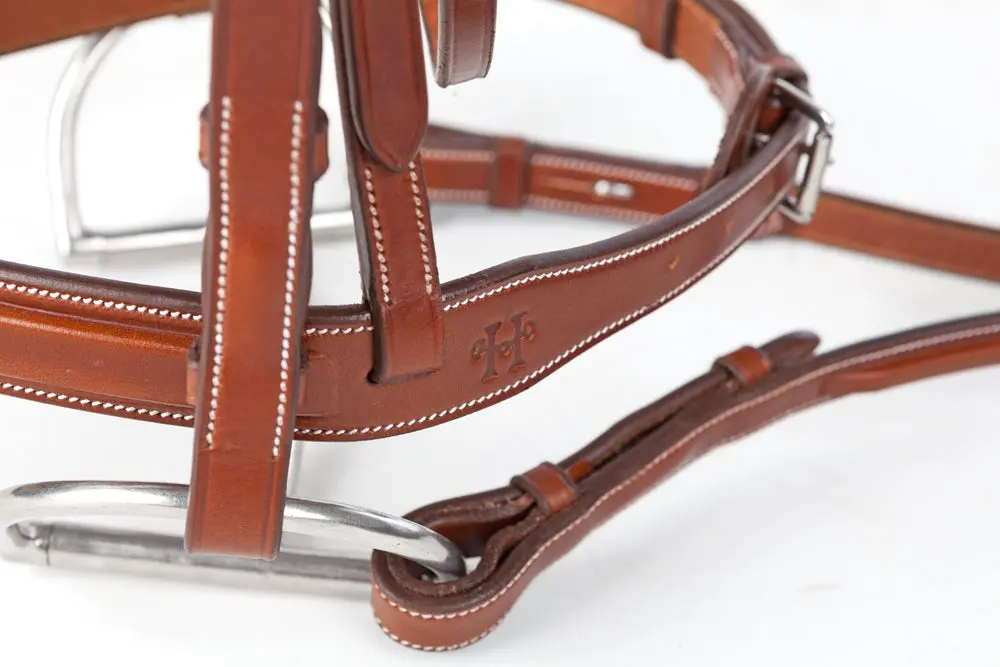 Huntley Equestrian Sedgwick Traditional Cheek Pieces - Image 7