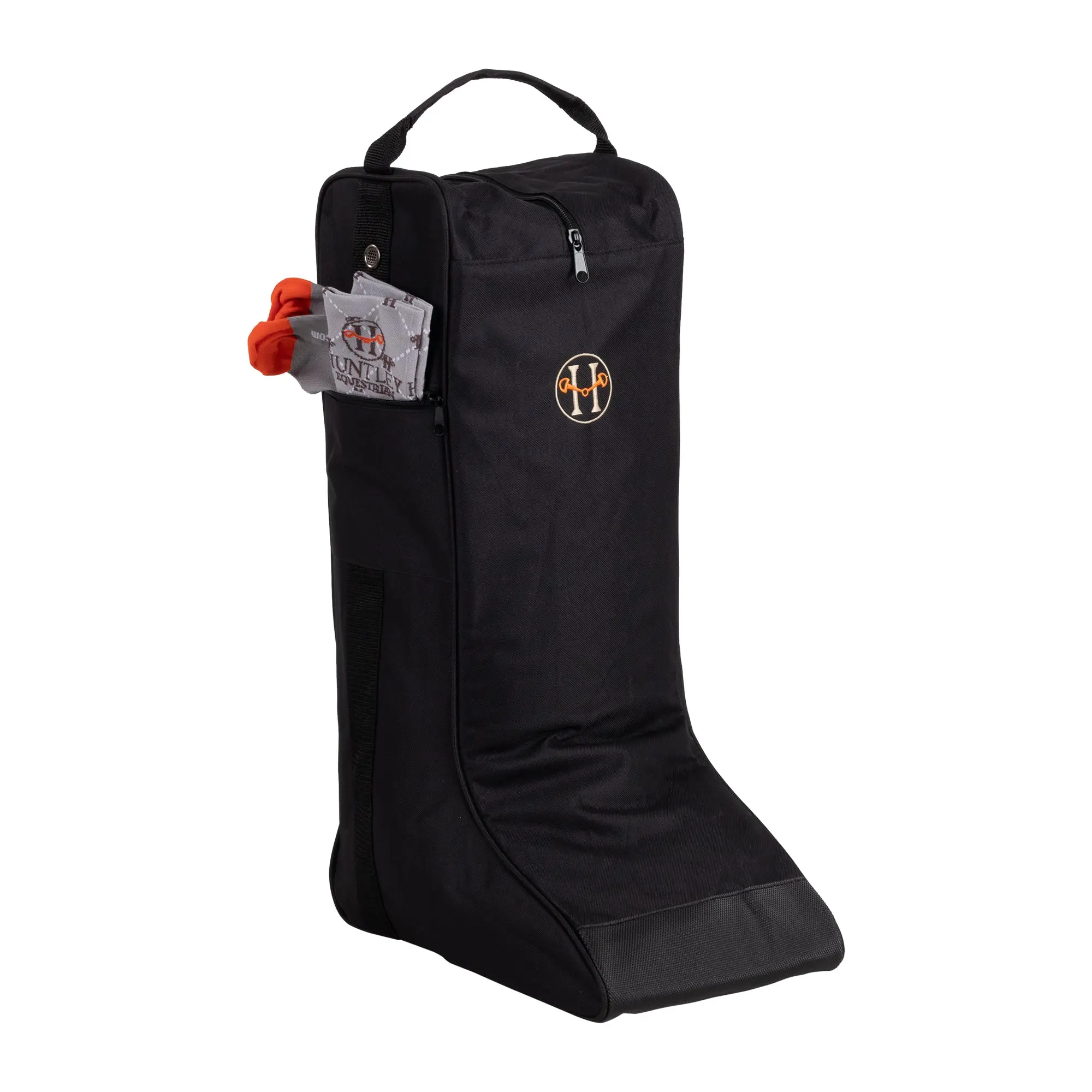 Huntley Equestrian Tall Riding Boot Bag, Black - Image 7