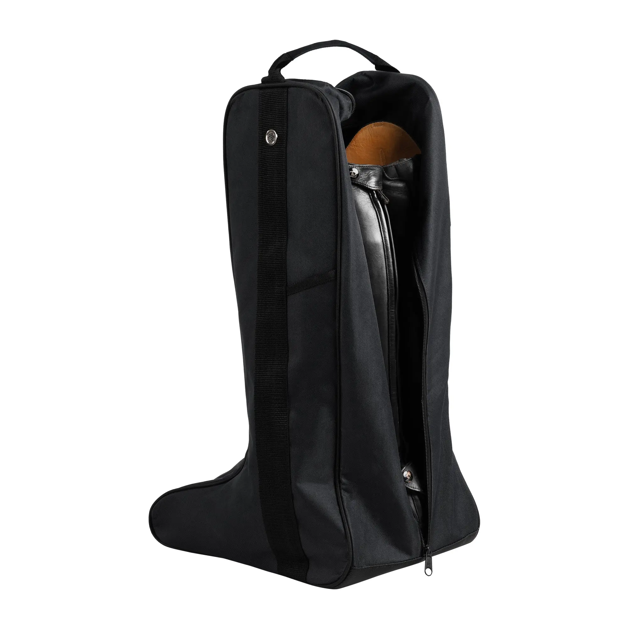 Huntley Equestrian Tall Riding Boot Bag, Black - Image 8
