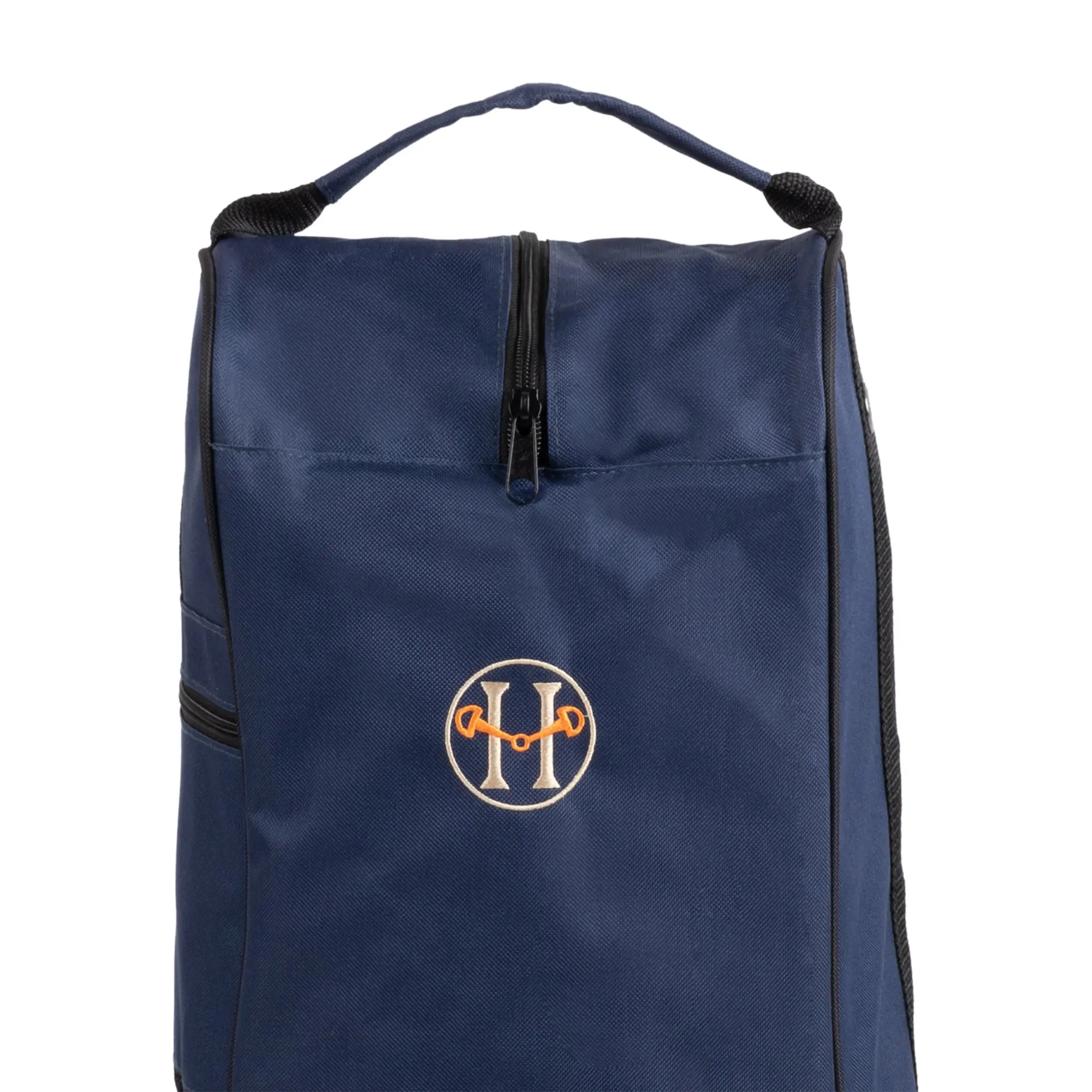 Huntley Equestrian Tall Riding Boot Bag, Navy - Image 3