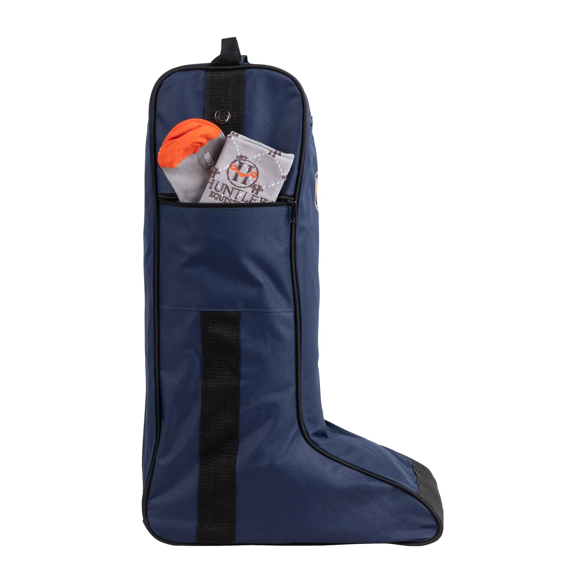 Huntley Equestrian Tall Riding Boot Bag, Navy - Image 6