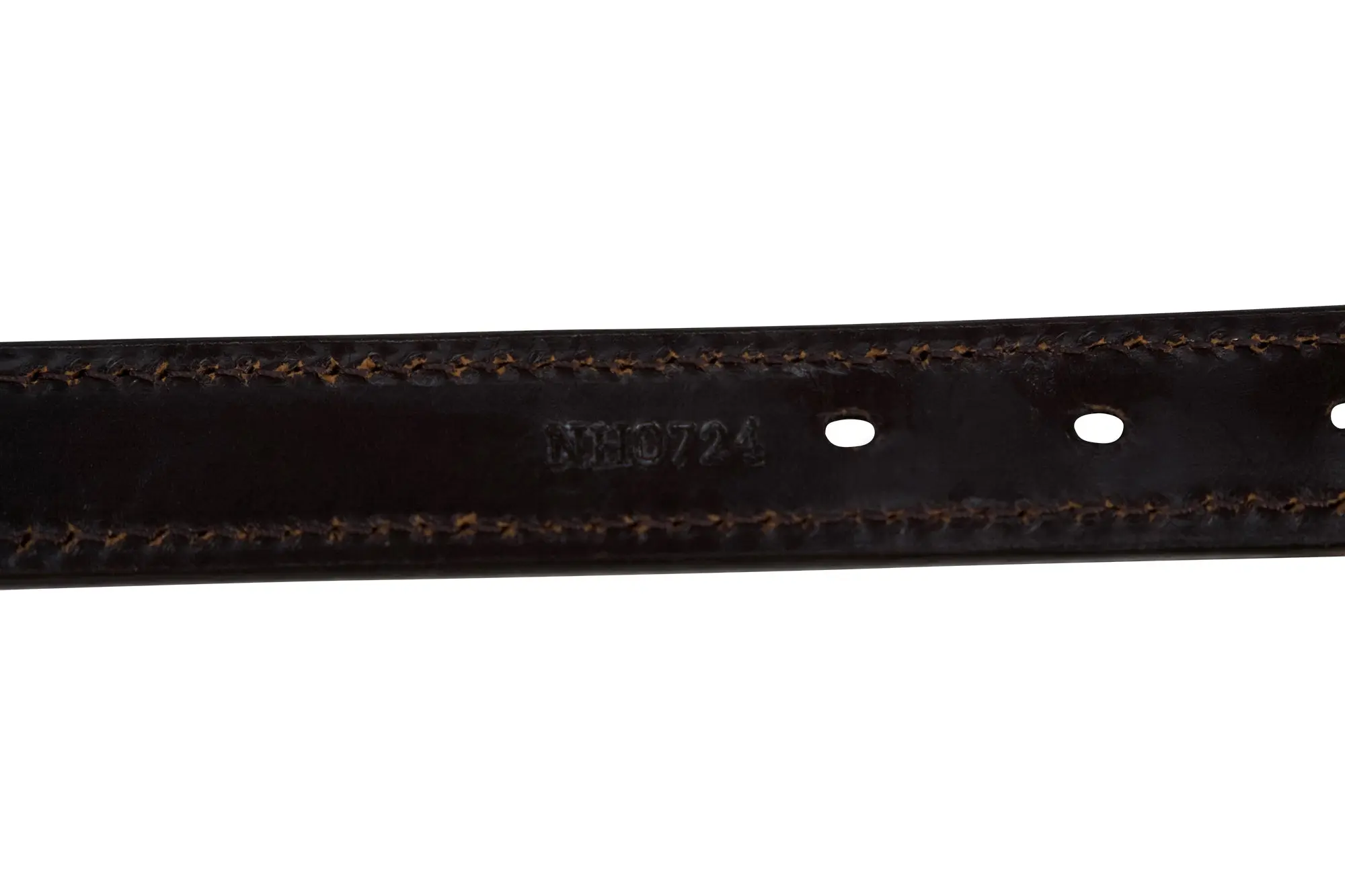 Huntley Equestrian Triple Stitched Leather Halter Replacement Crown Piece - Image 5