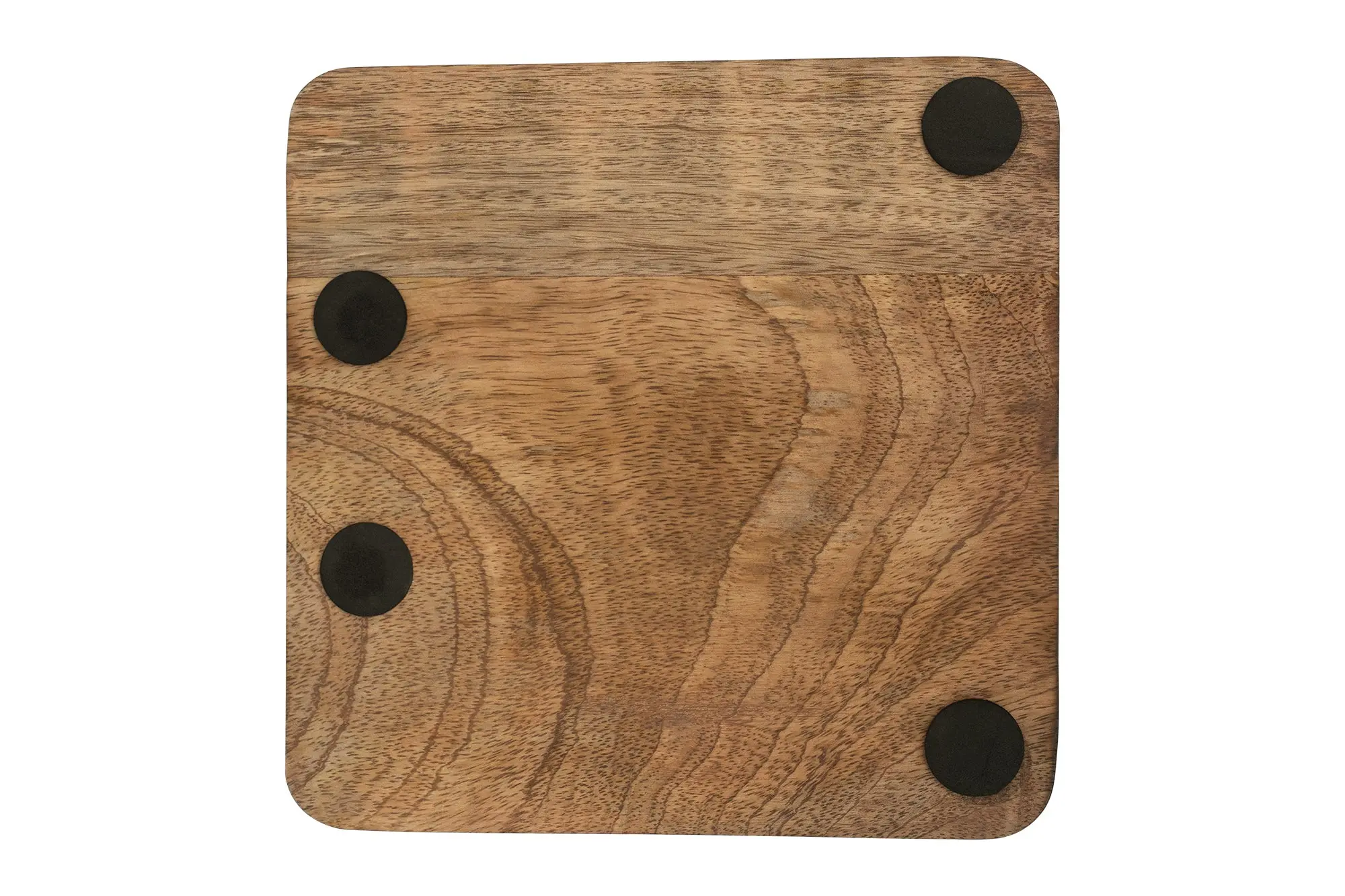 Huntley Equestrian Wooden Square Tray with Gold Bit - Image 4